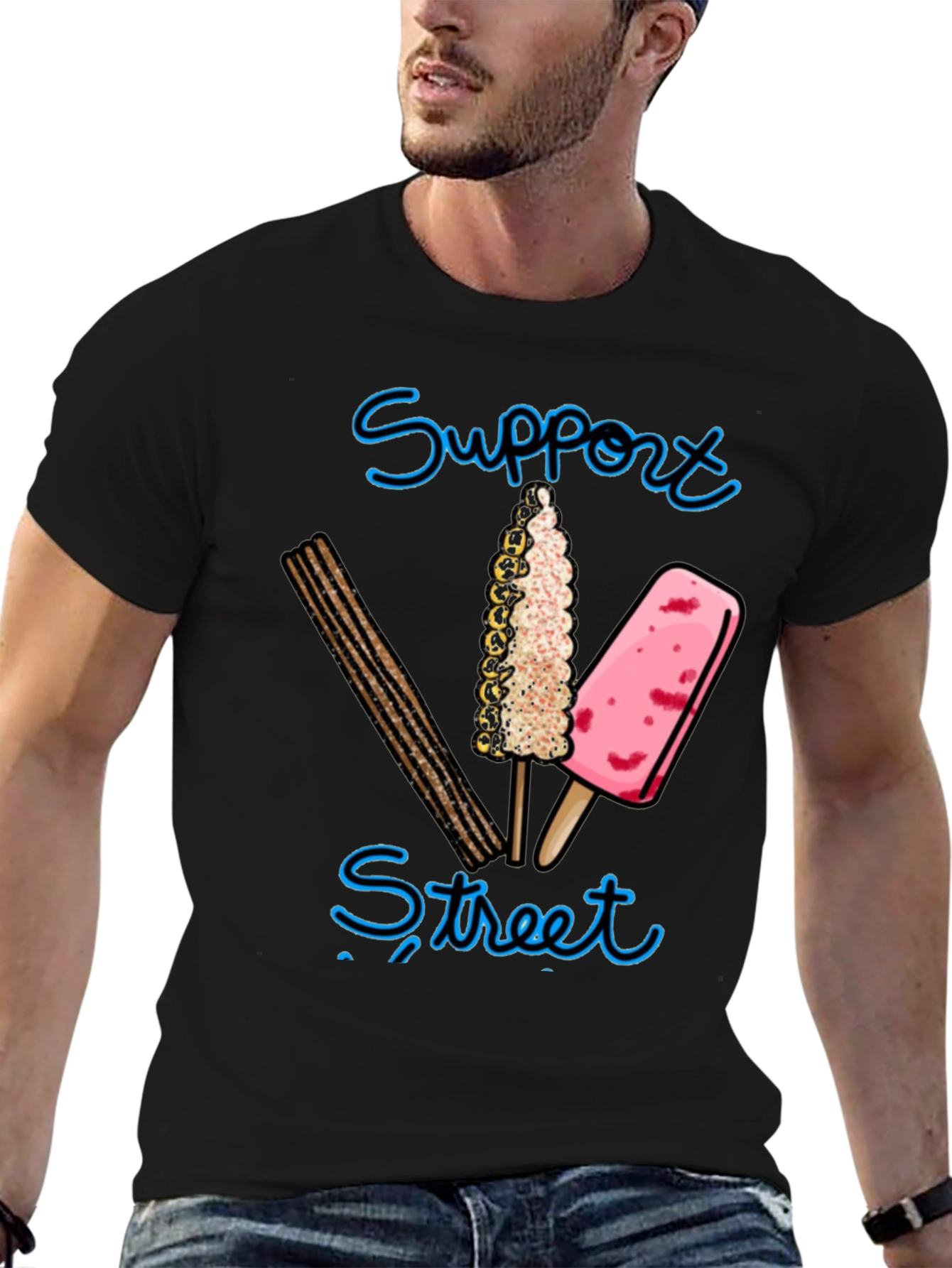 Support Street Vendors Graphic Tee