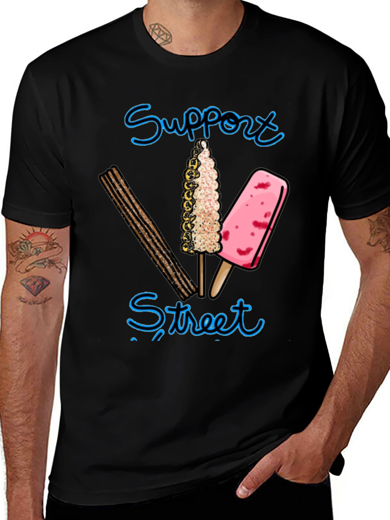 Support Street Vendors Graphic Tee