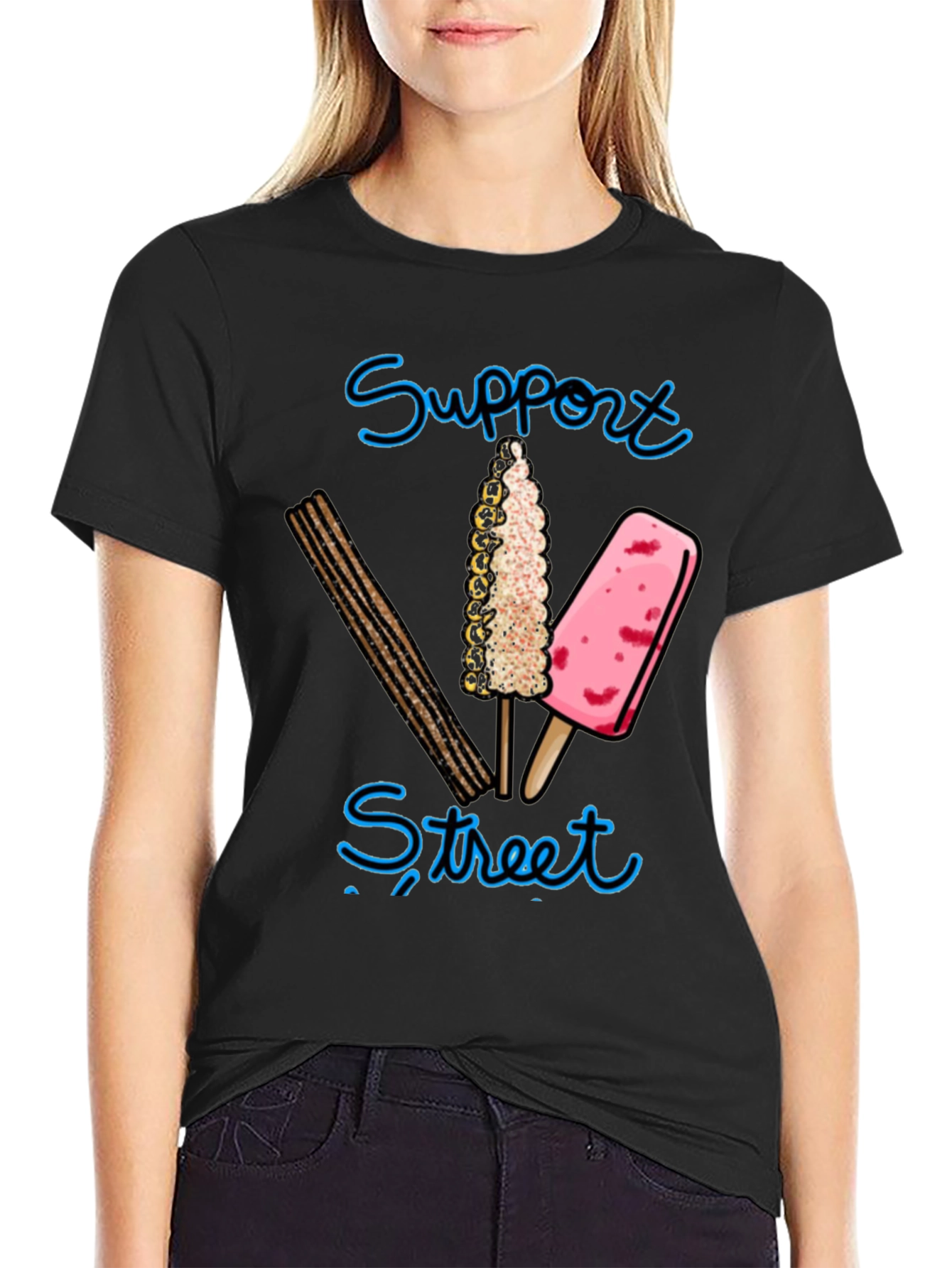 Support Street Vendors Graphic Tee