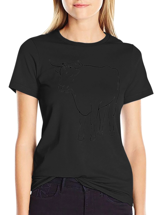 Bull Graphic Tee - Classic Black