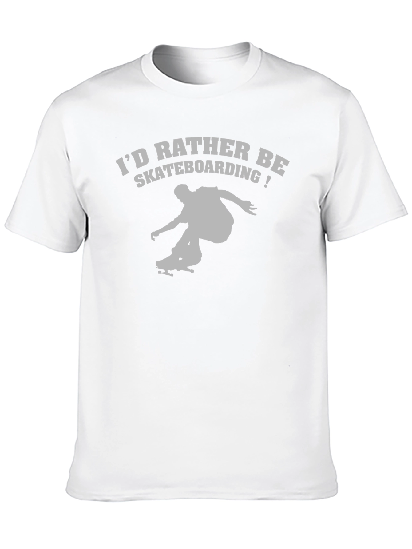 Skateboarding T-Shirt - Black Graphic Tee