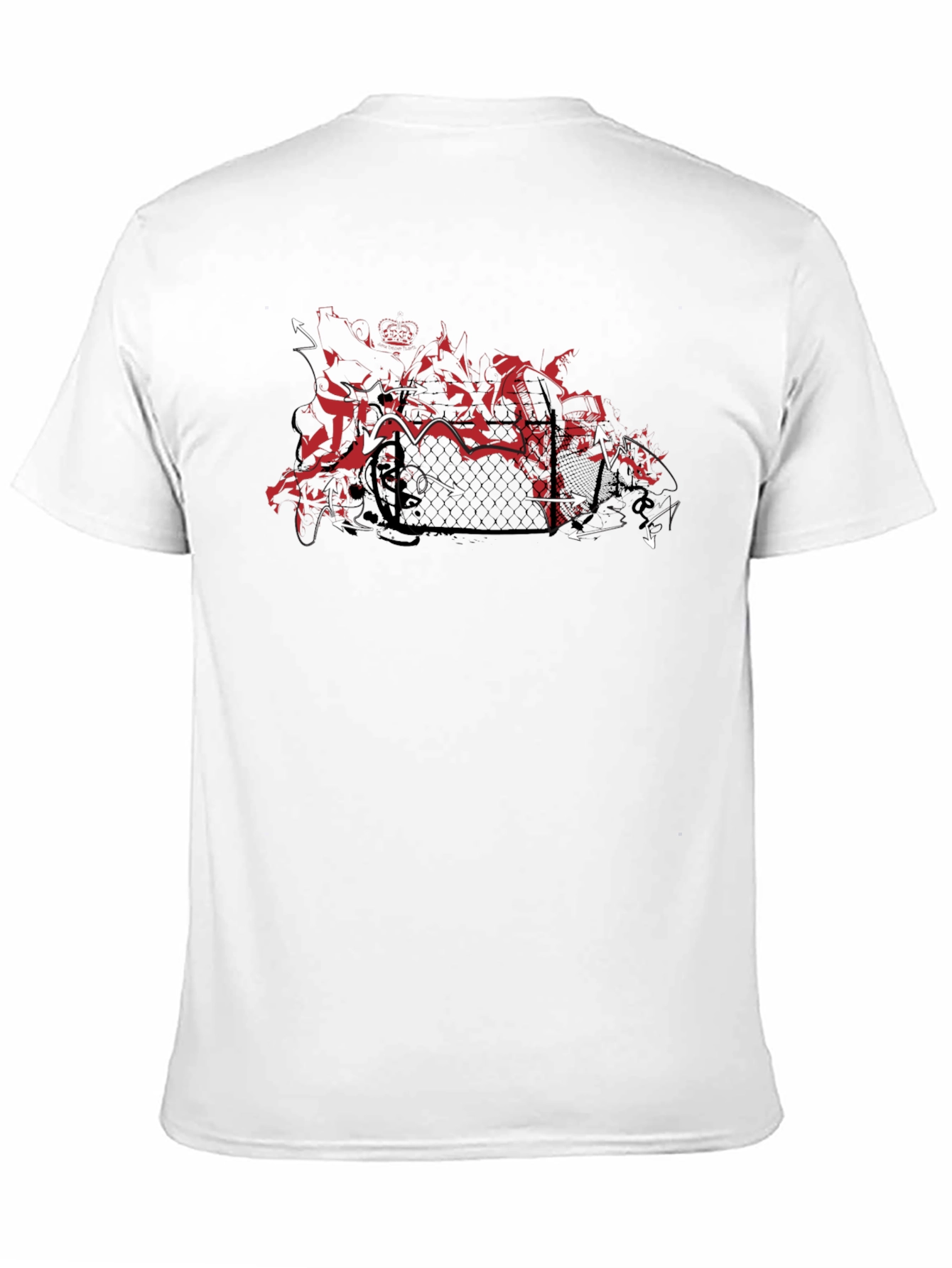 Urban Edge Graphic Tee - Black