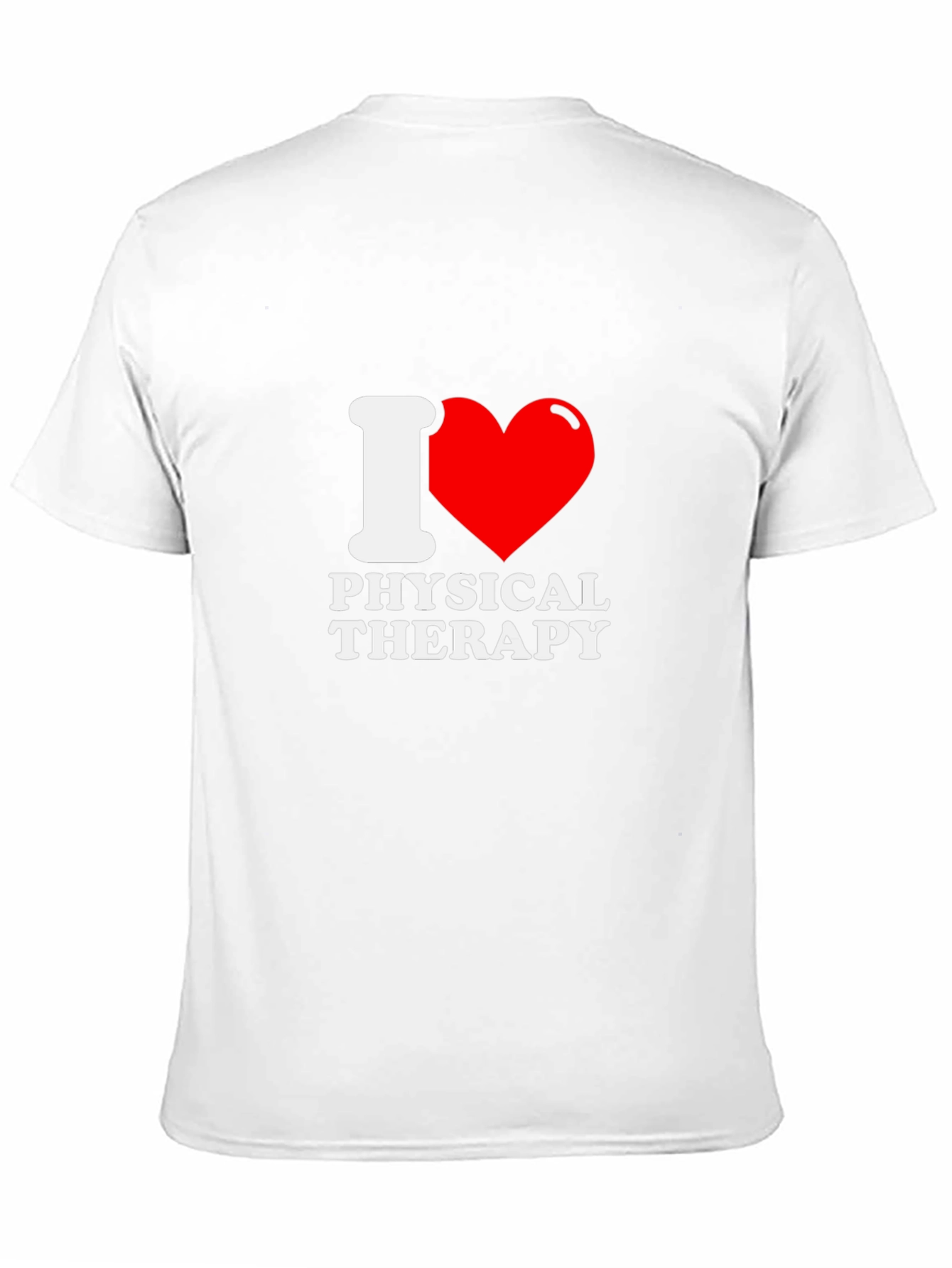 I Love Physical Therapy Black T-Shirt