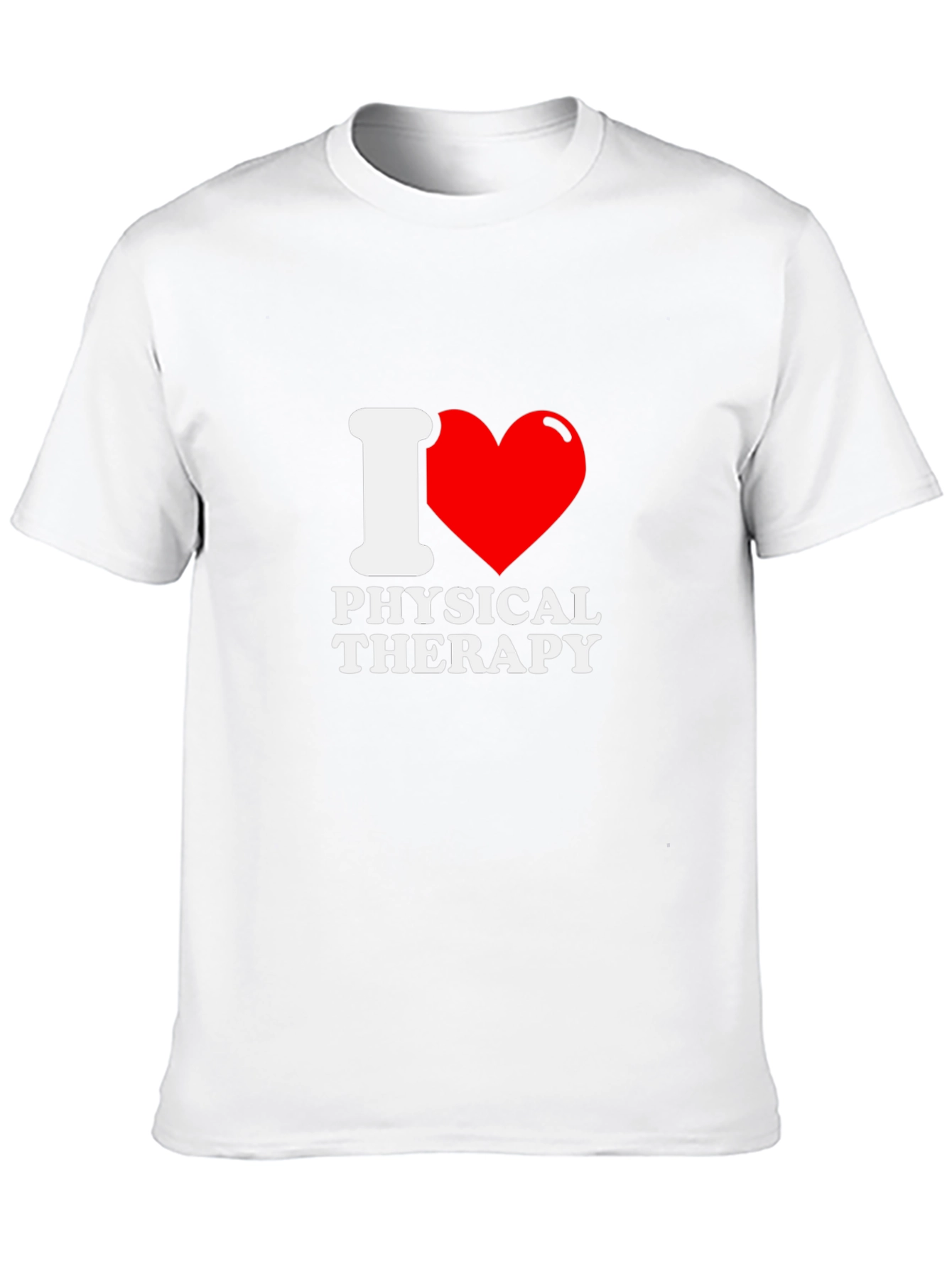 I Love Physical Therapy Black T-Shirt