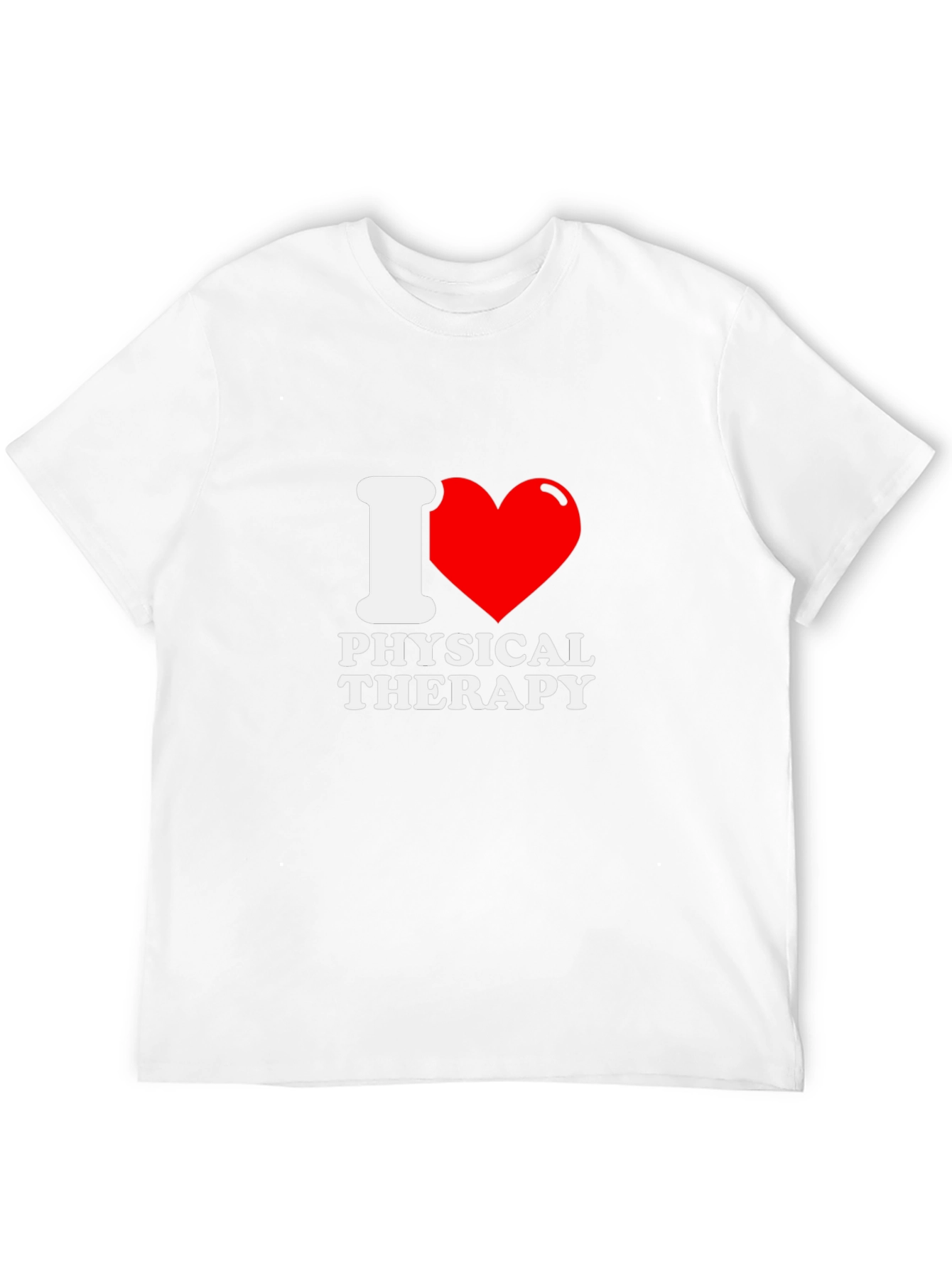 I Love Physical Therapy Black T-Shirt