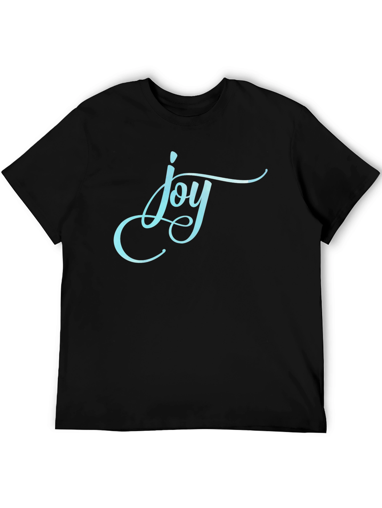 Joy Graphic Tee - Black Casual T-Shirt