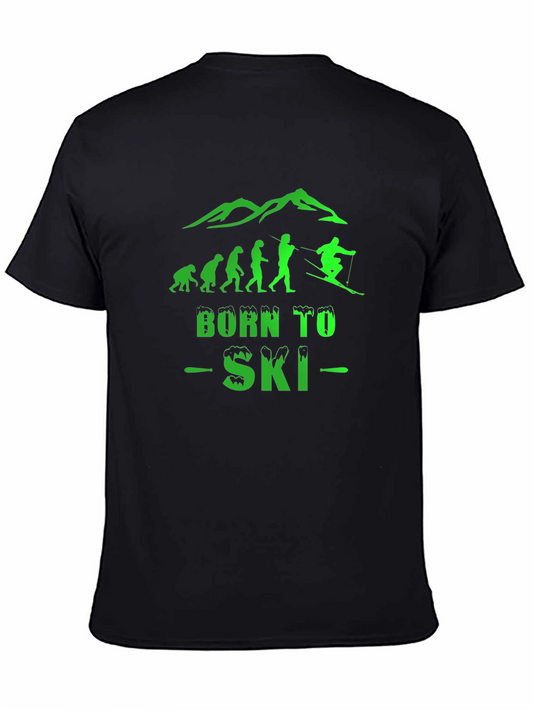 Born to Ski Evolution Graphic T-Shirt