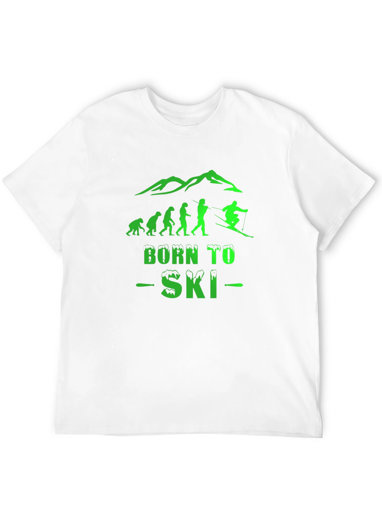 Born to Ski Evolution Graphic T-Shirt