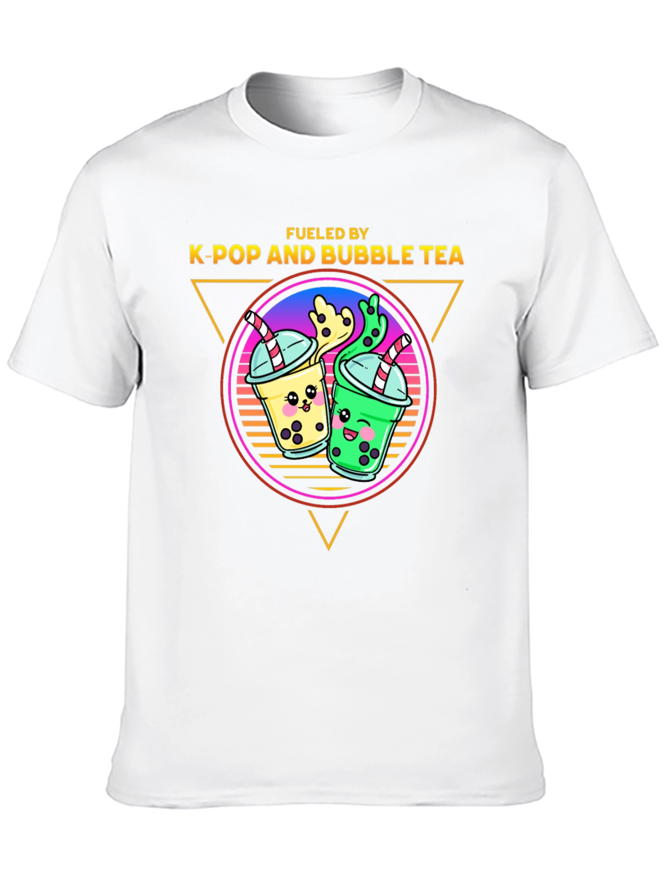 K-Pop & Bubble Tea Graphic T-Shirt