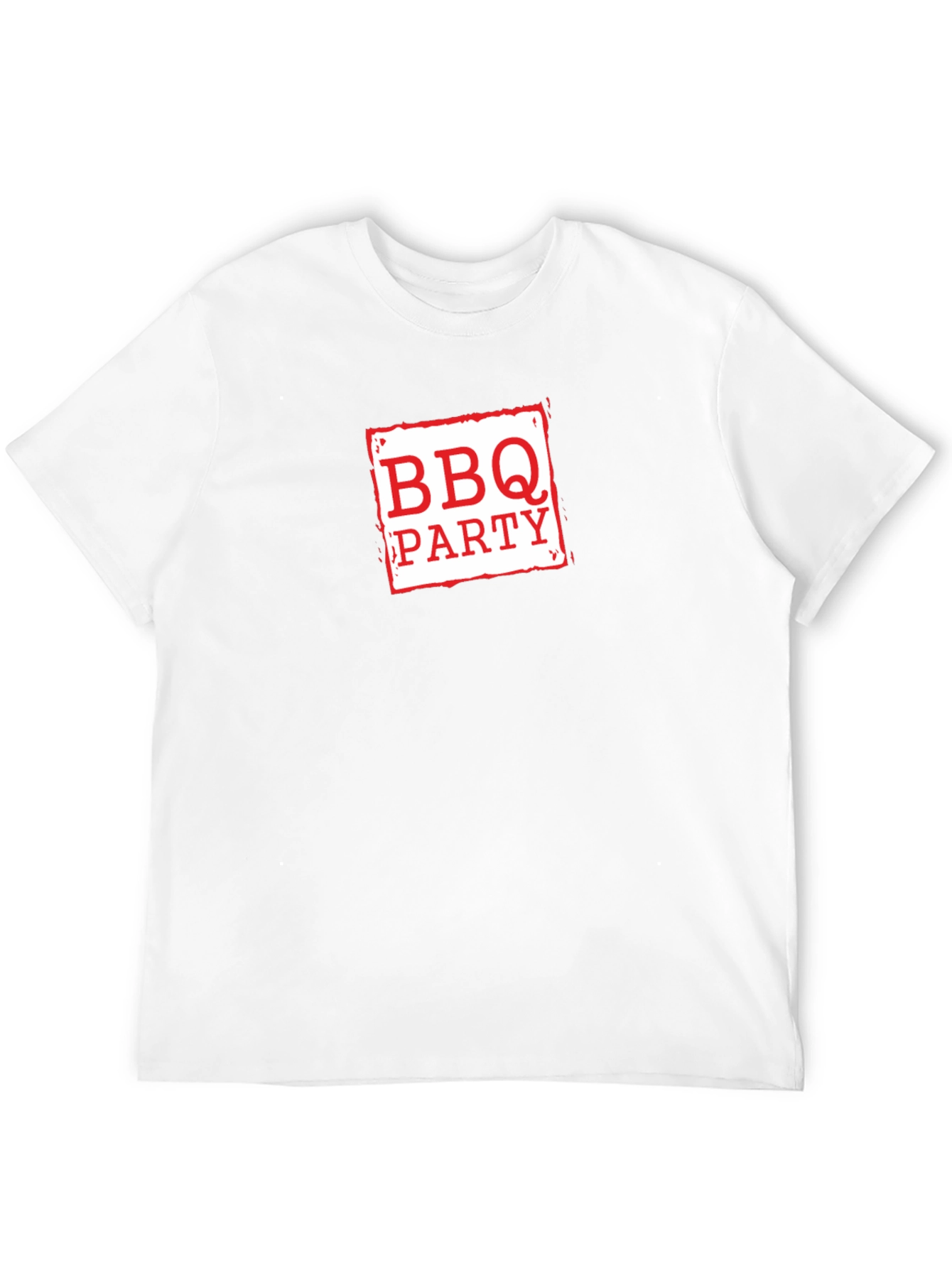 BBQ Party Graphic Tee - Black Casual T-Shirt