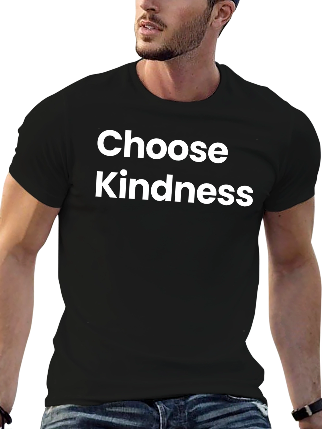 Choose Kindness Black T-Shirt - Inspirational Tee