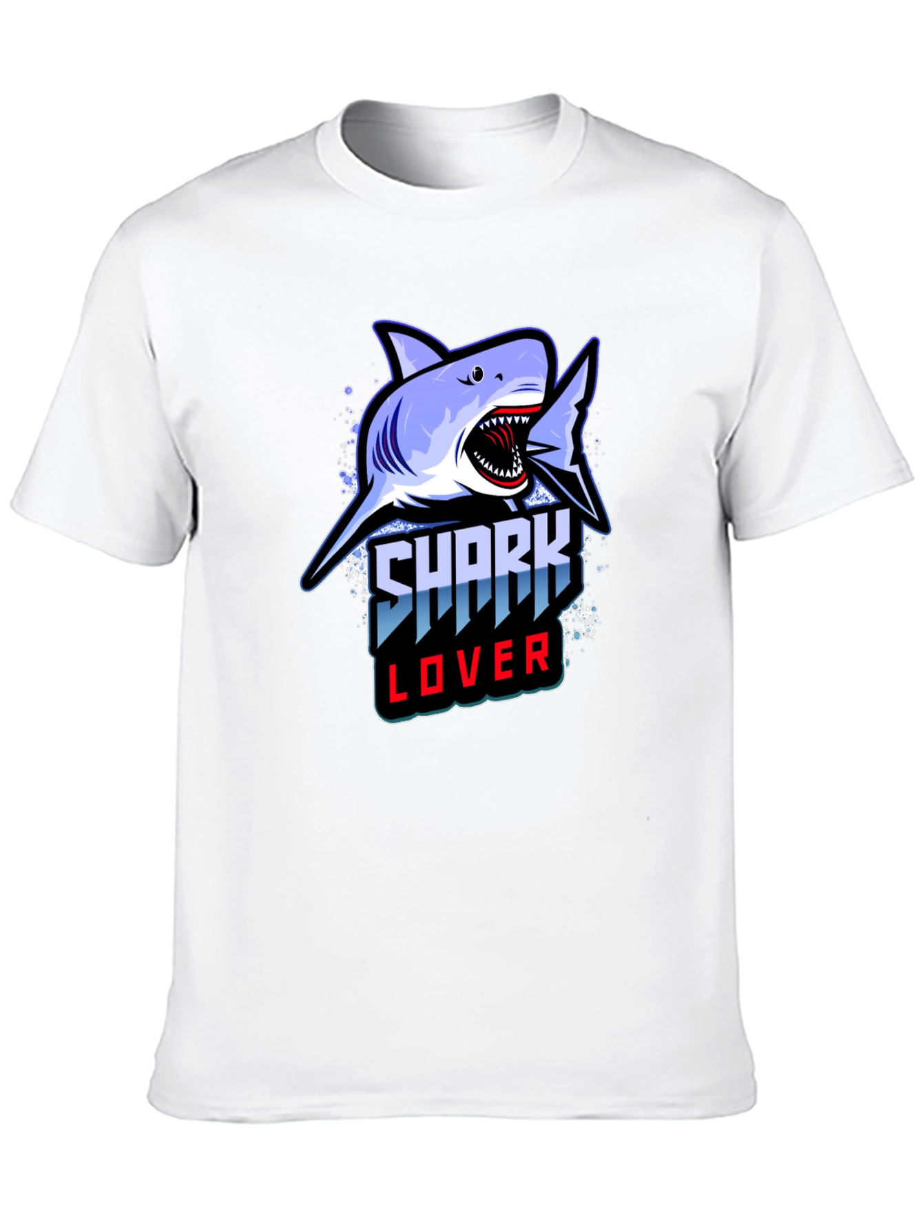 Shark Lover Graphic Tee - Black T-Shirt