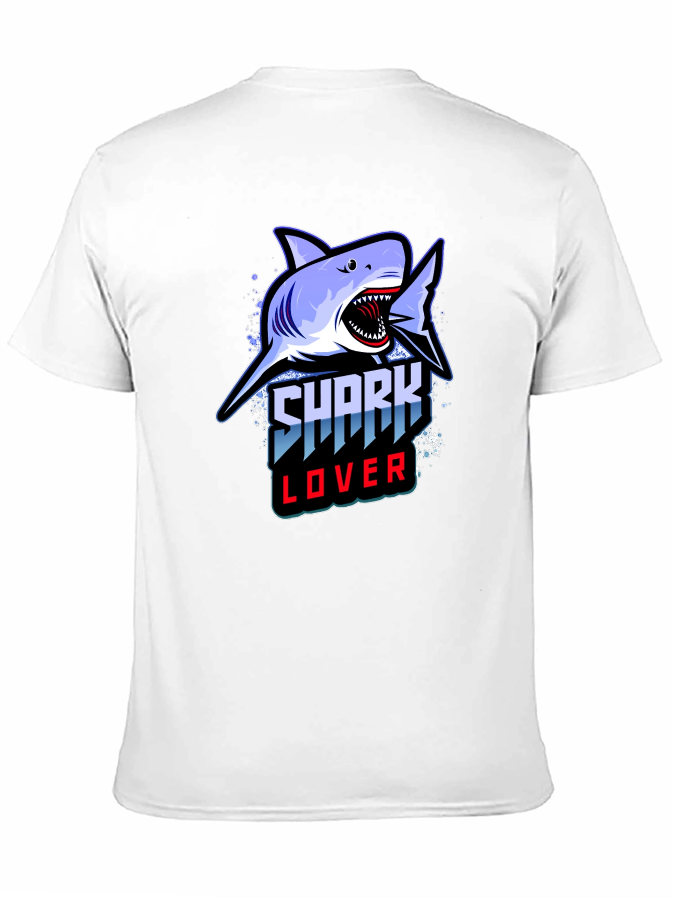 Shark Lover Graphic Tee - Black T-Shirt