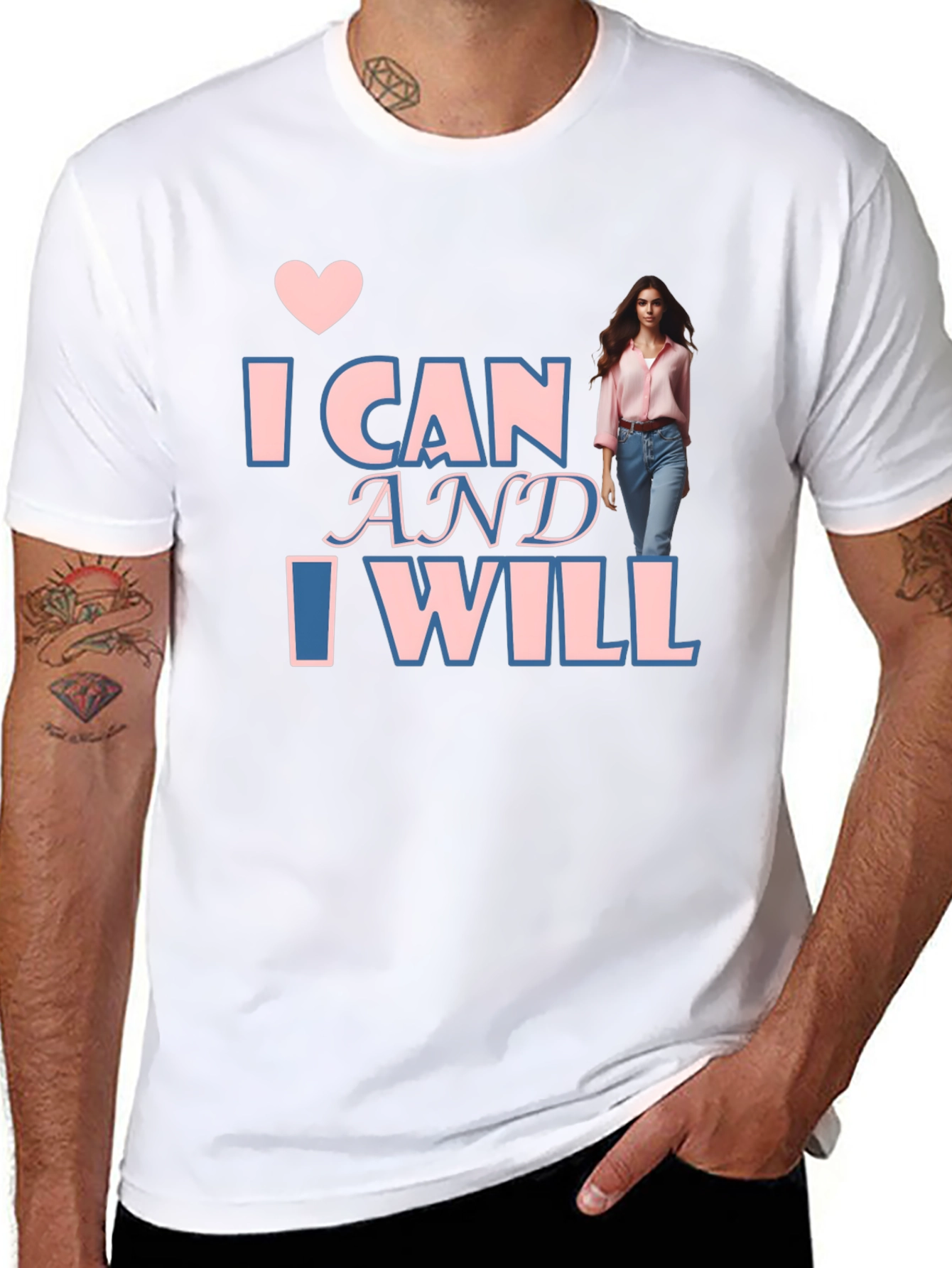Inspirational I Can & I Will T-Shirt