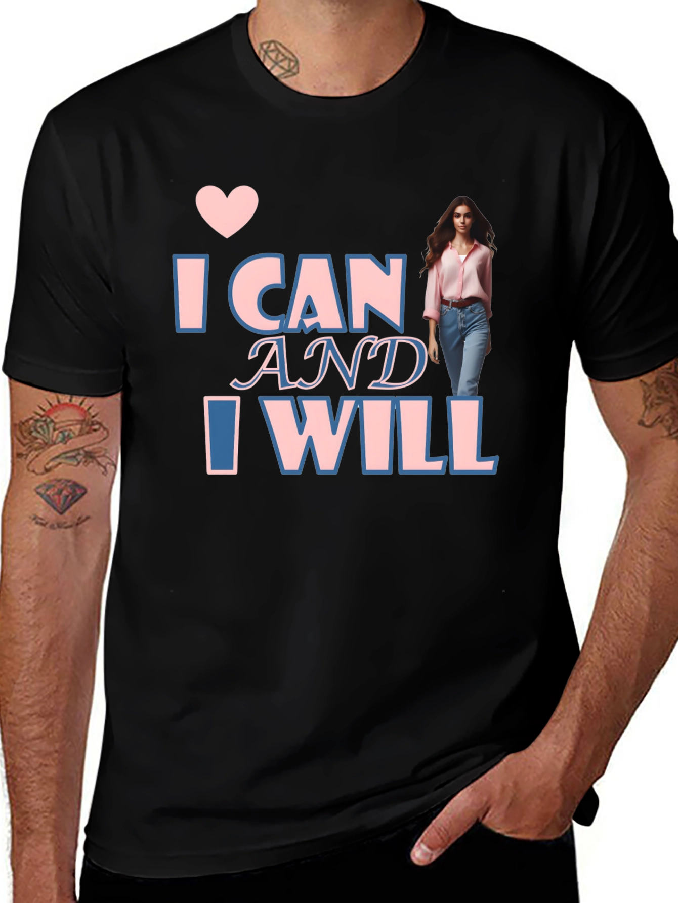 Inspirational I Can & I Will T-Shirt
