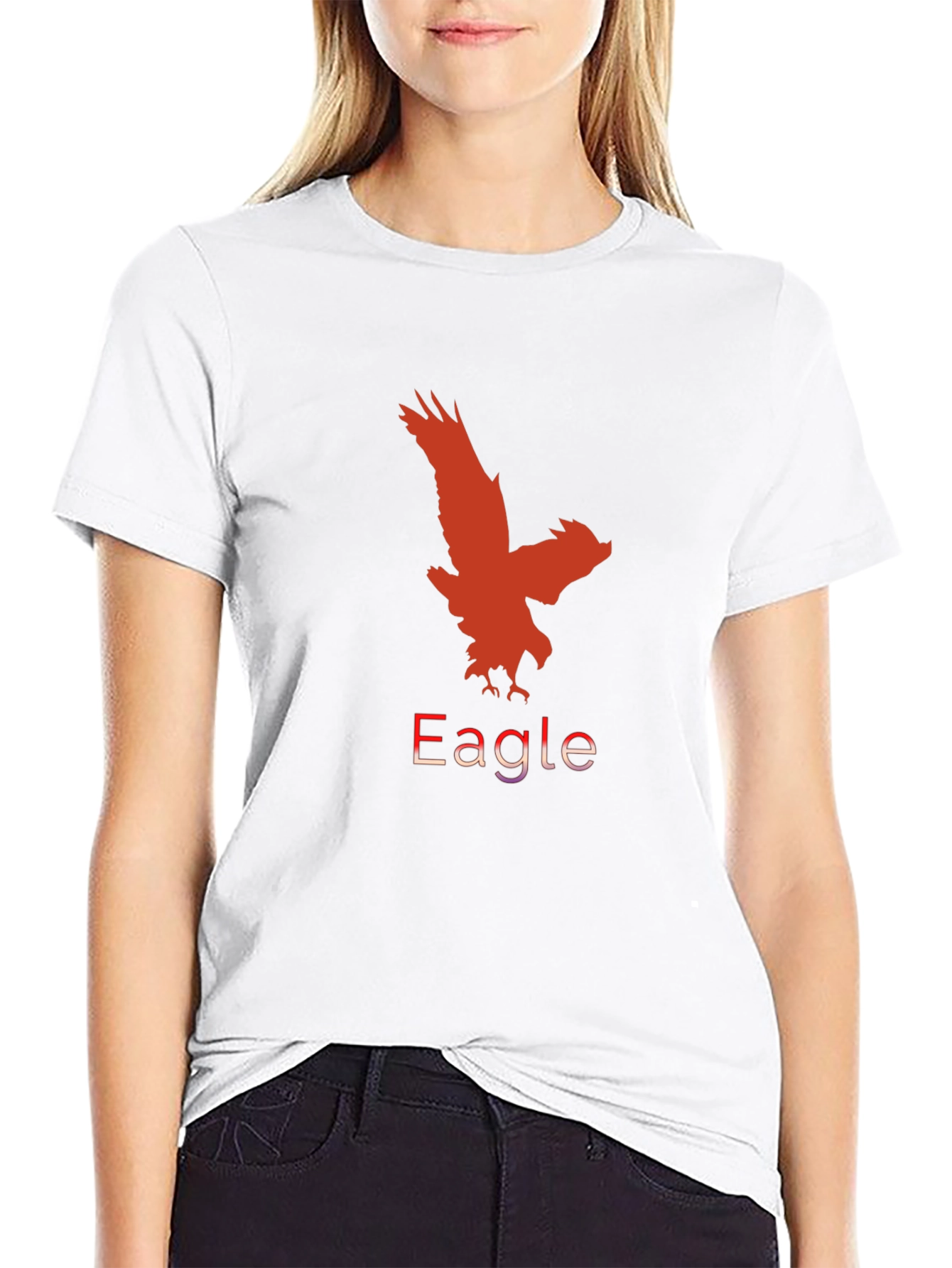 Black Eagle Graphic Tee for Men