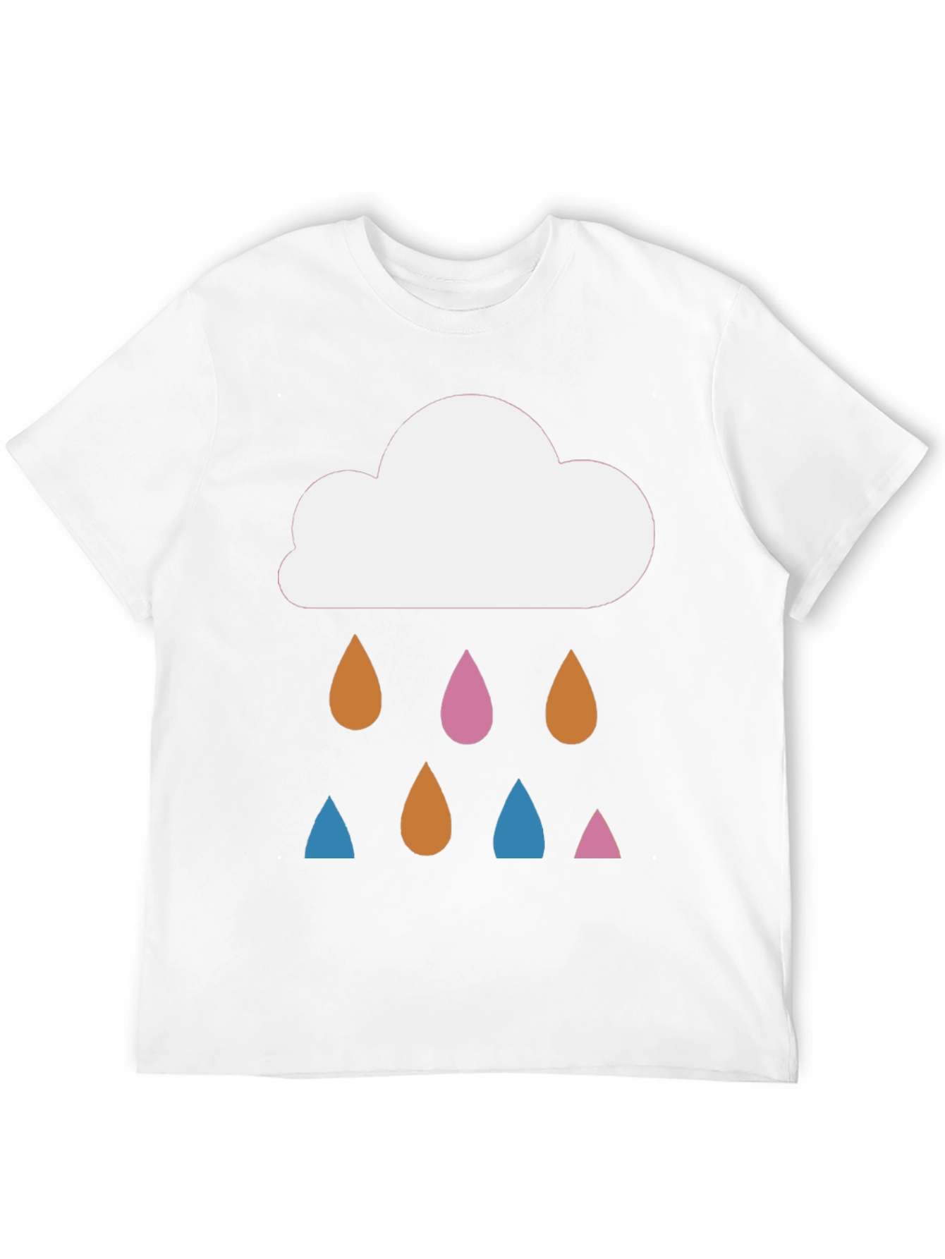 Cloud Raindrop T-Shirt: Stylish Graphic Tee