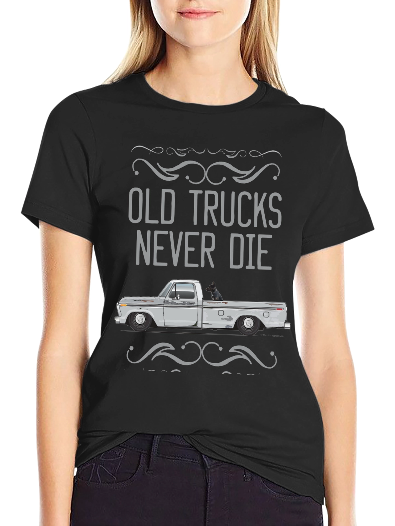 Old Trucks Never Die Graphic Tee