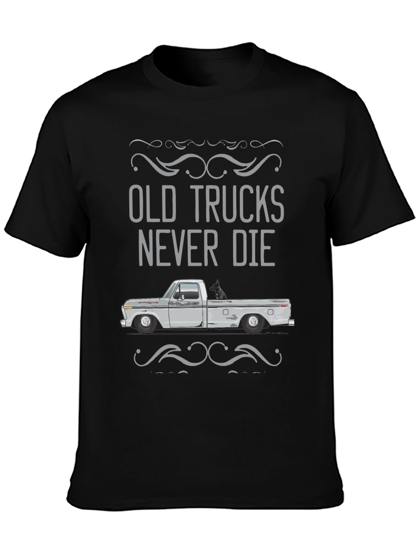 Old Trucks Never Die Graphic Tee