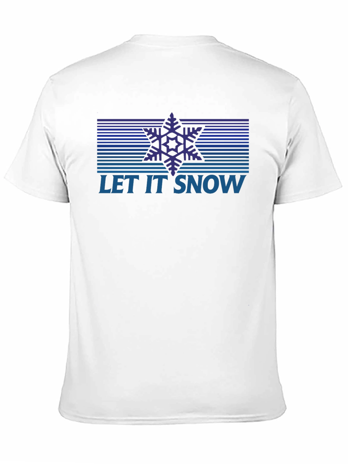 Let It Snow Retro Snowflake Graphic Tee