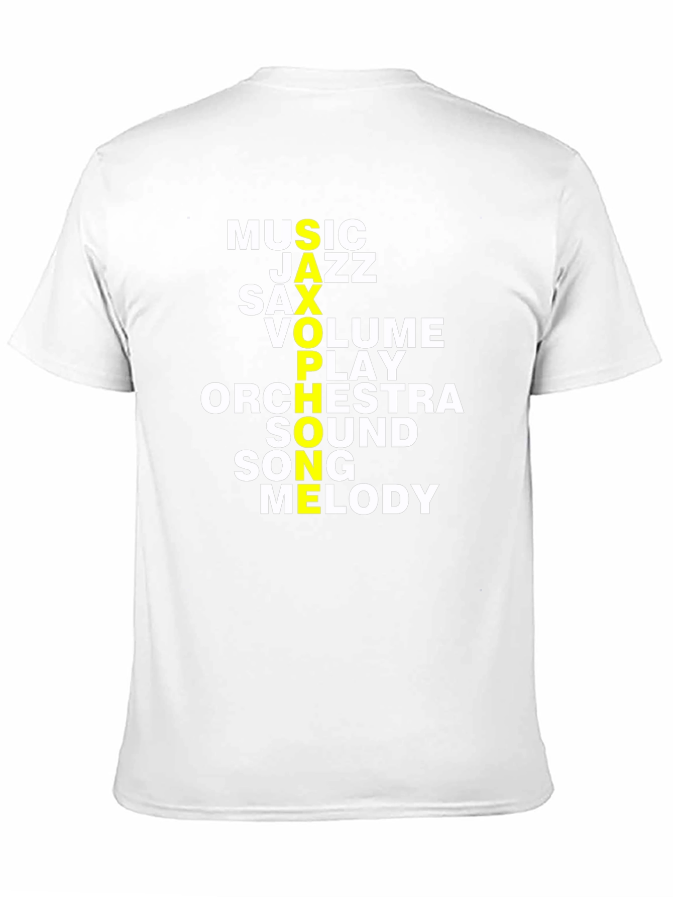 Music Lover Graphic T-Shirt - Saxophone Jazz Orchestra