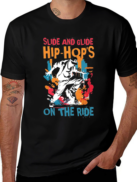 Hip Hop Dance T-Shirt - Slide and Glide Graphic Tee