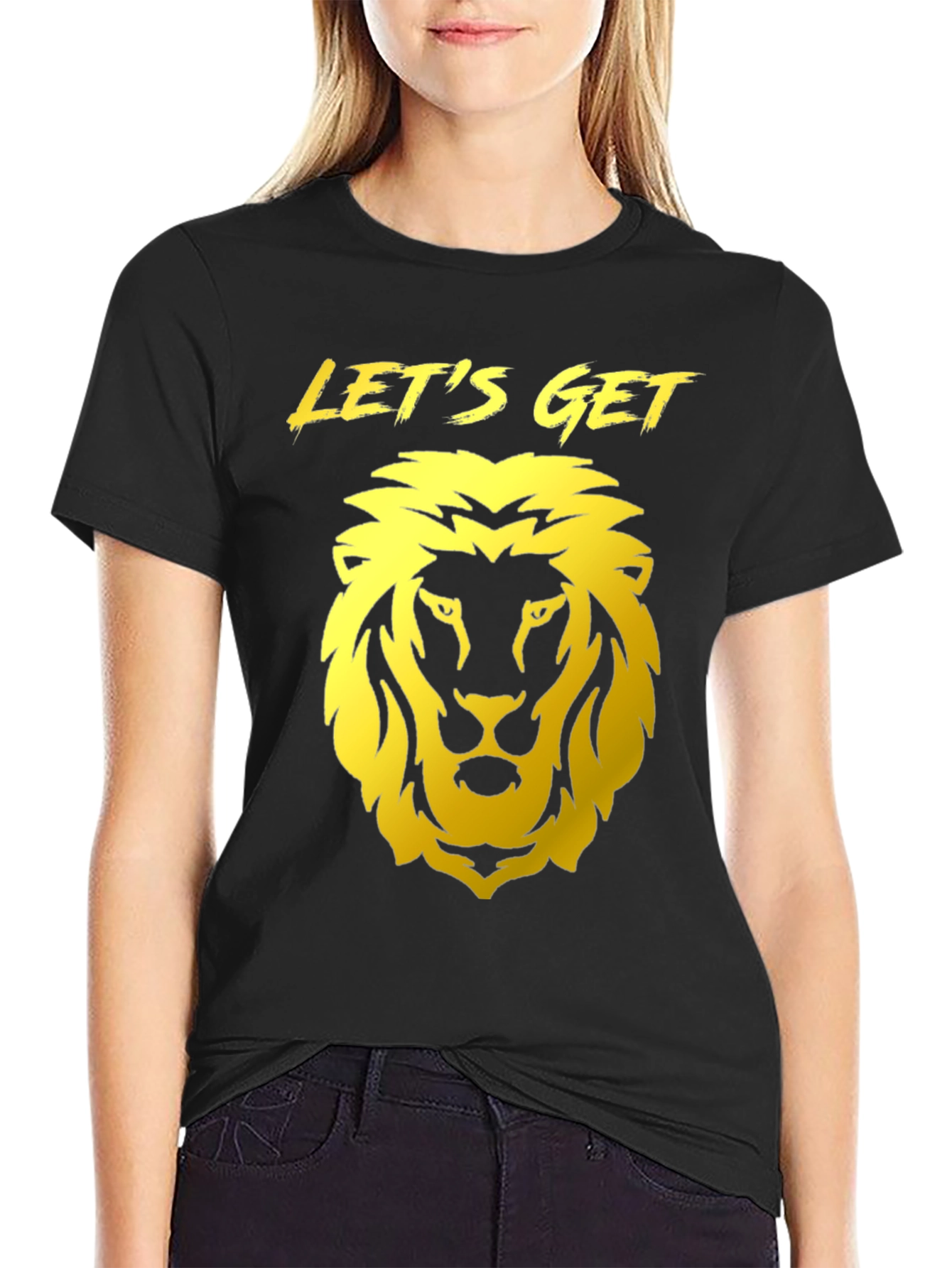 Lion Graphic Tee - Lets Get It T-Shirt