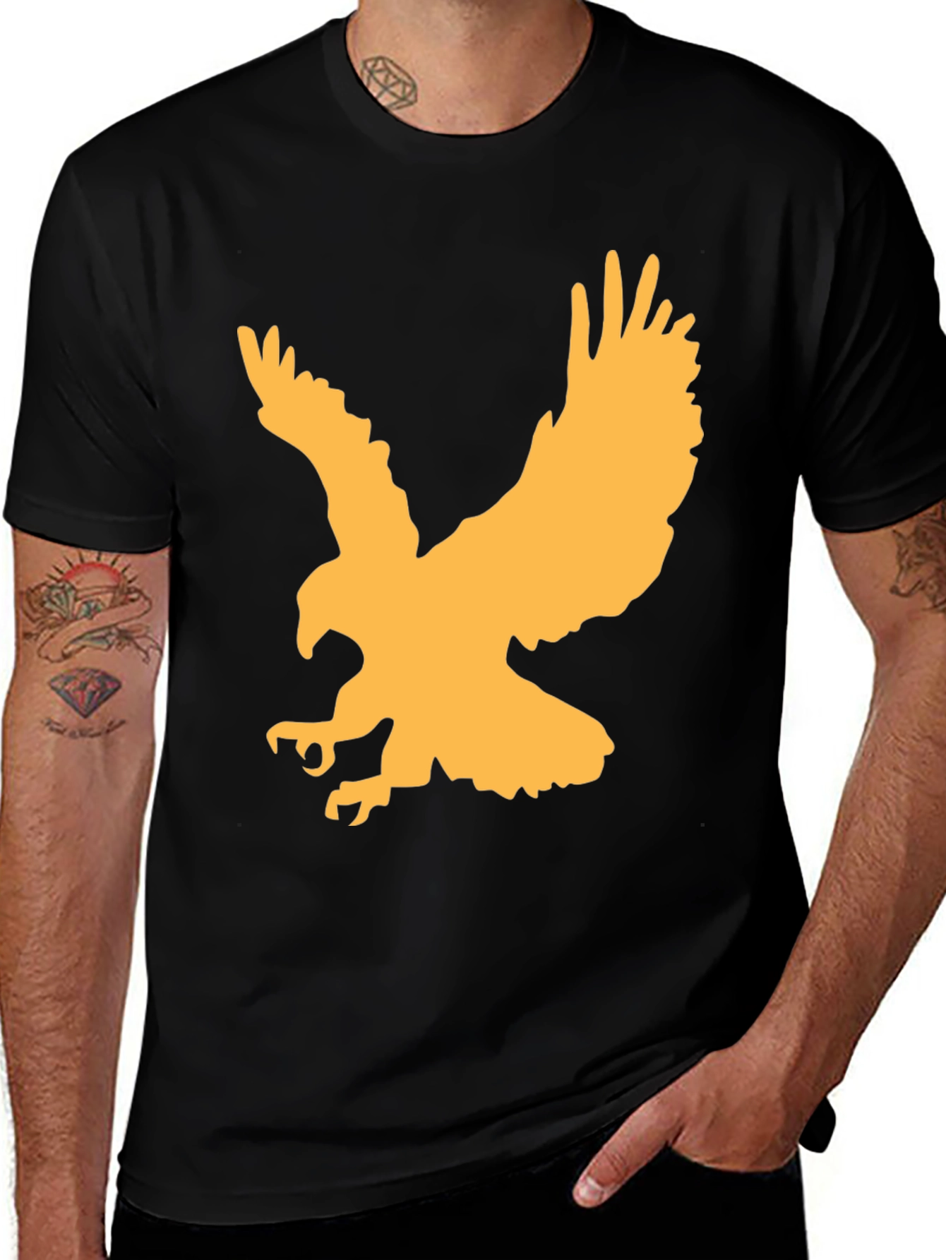 Black Eagle Graphic Tee - Mens
