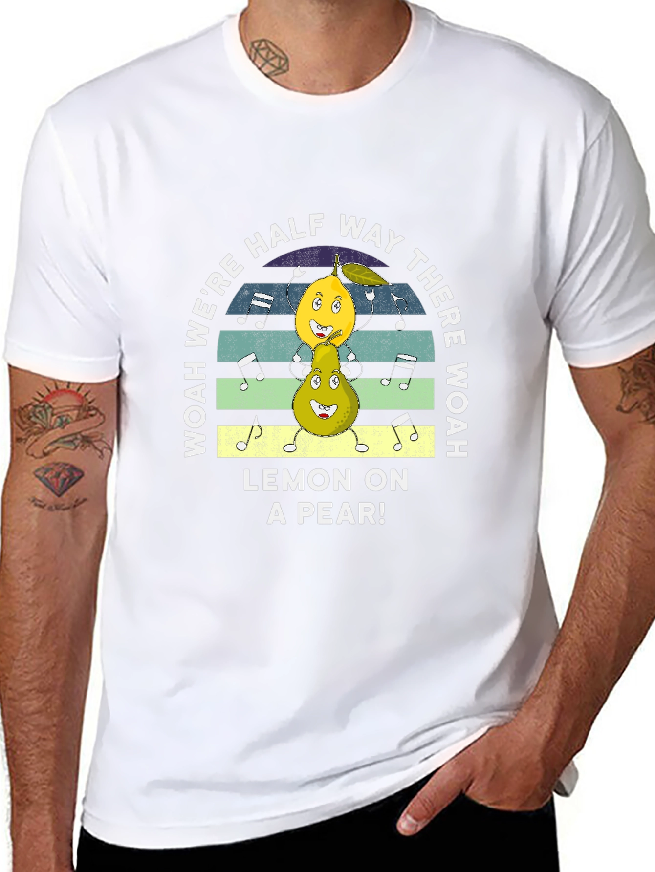 Lemon On A Pear Graphic Tee