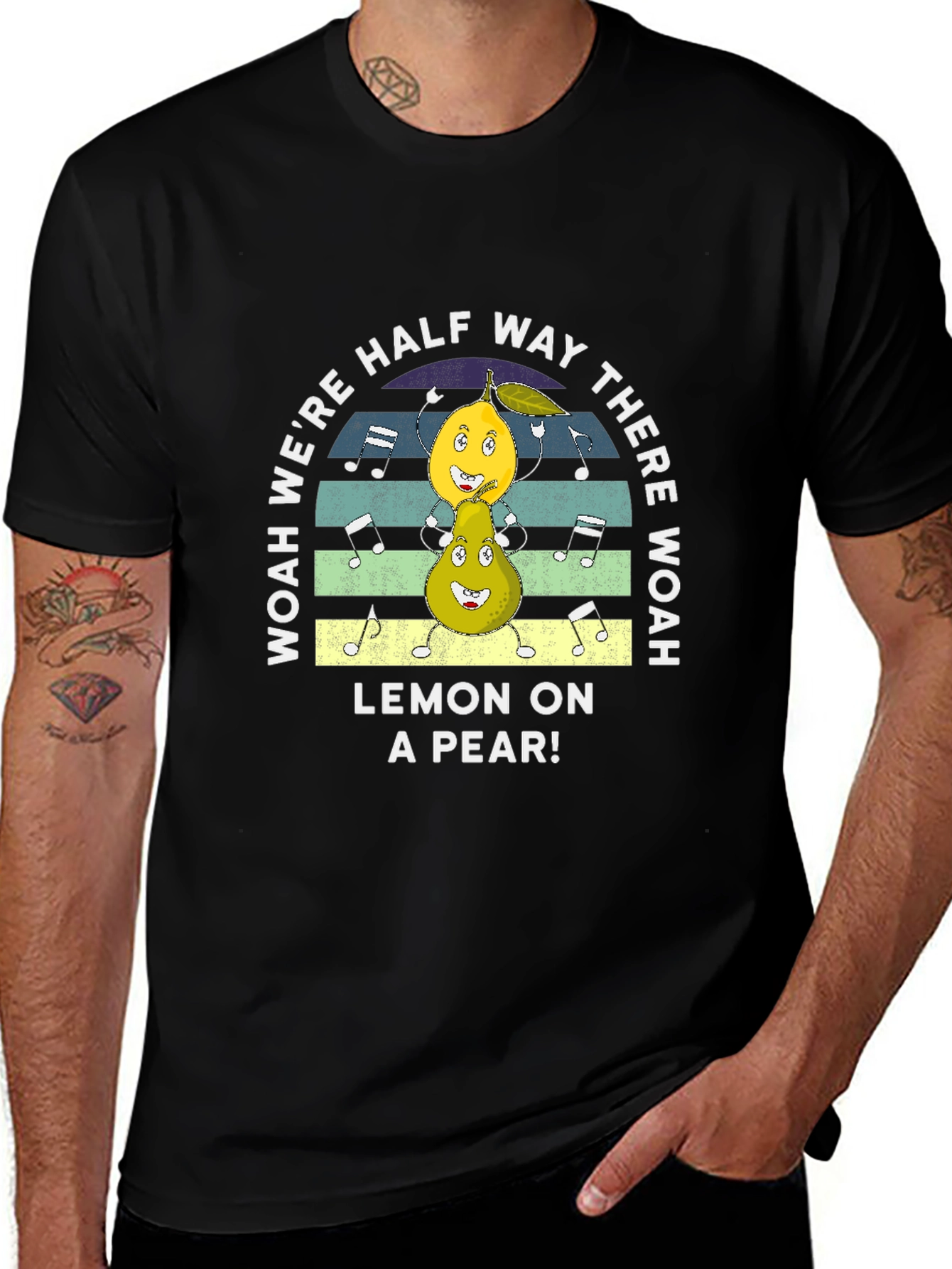 Lemon On A Pear Graphic Tee
