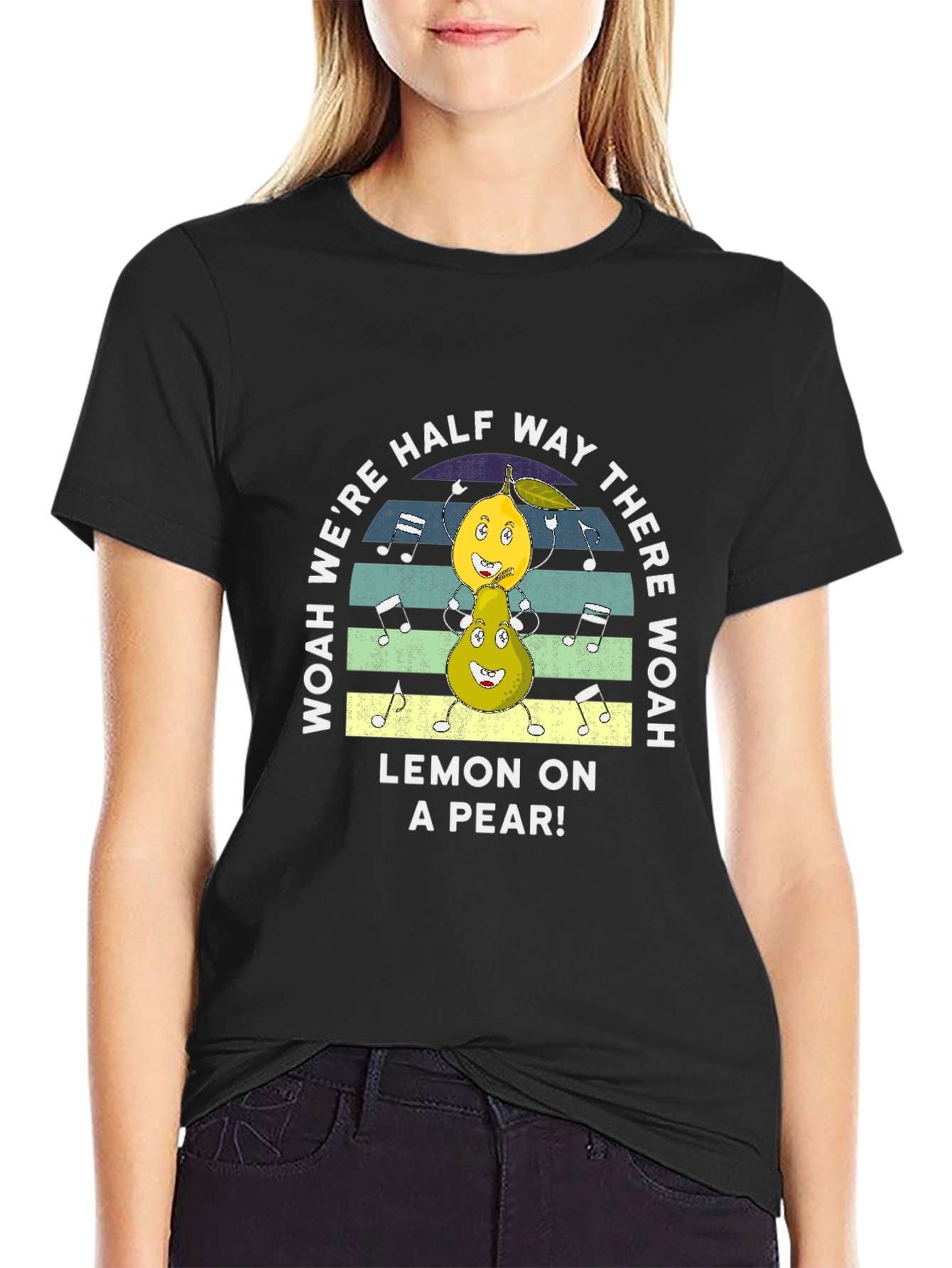 Lemon On A Pear Graphic Tee