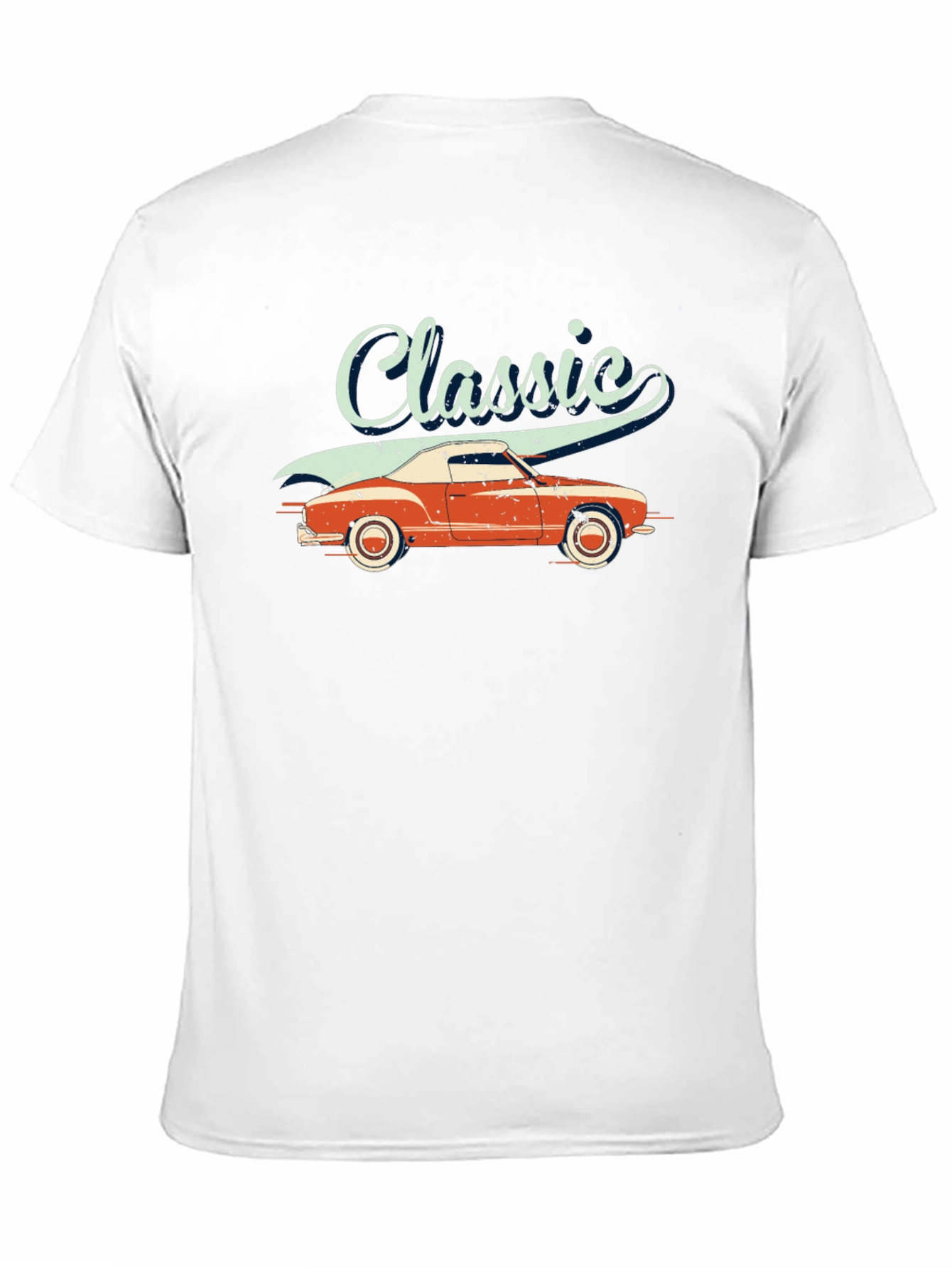 Classic Car Graphic T-Shirt - Retro Style