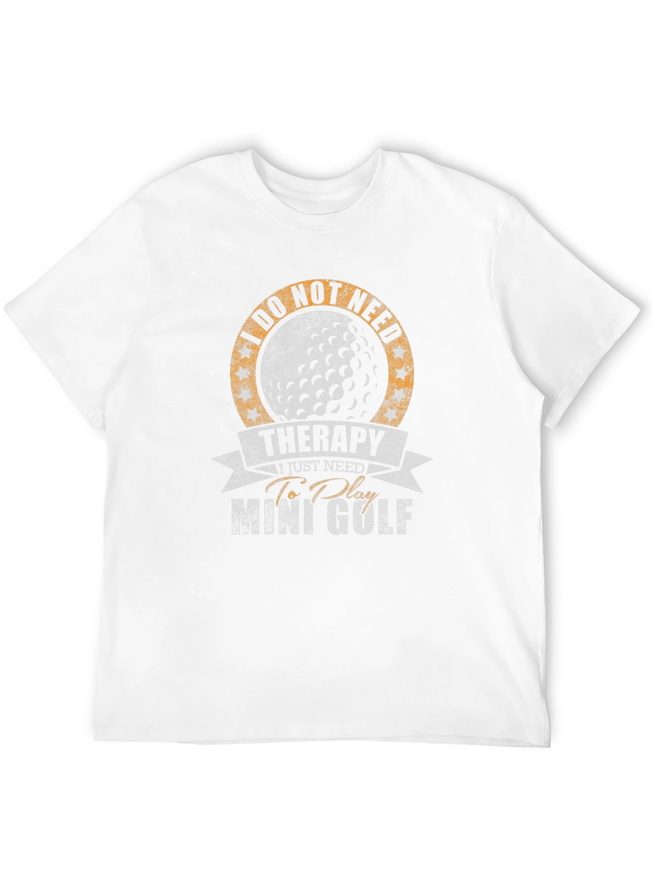 Mini Golf Therapy T-Shirt - Golf Ball Graphic Tee