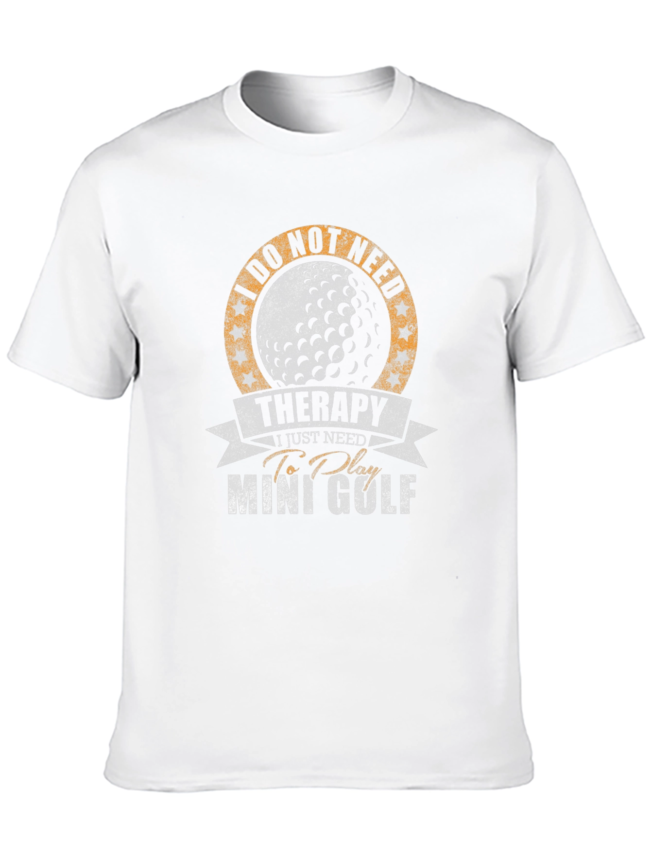 Mini Golf Therapy T-Shirt - Golf Ball Graphic Tee