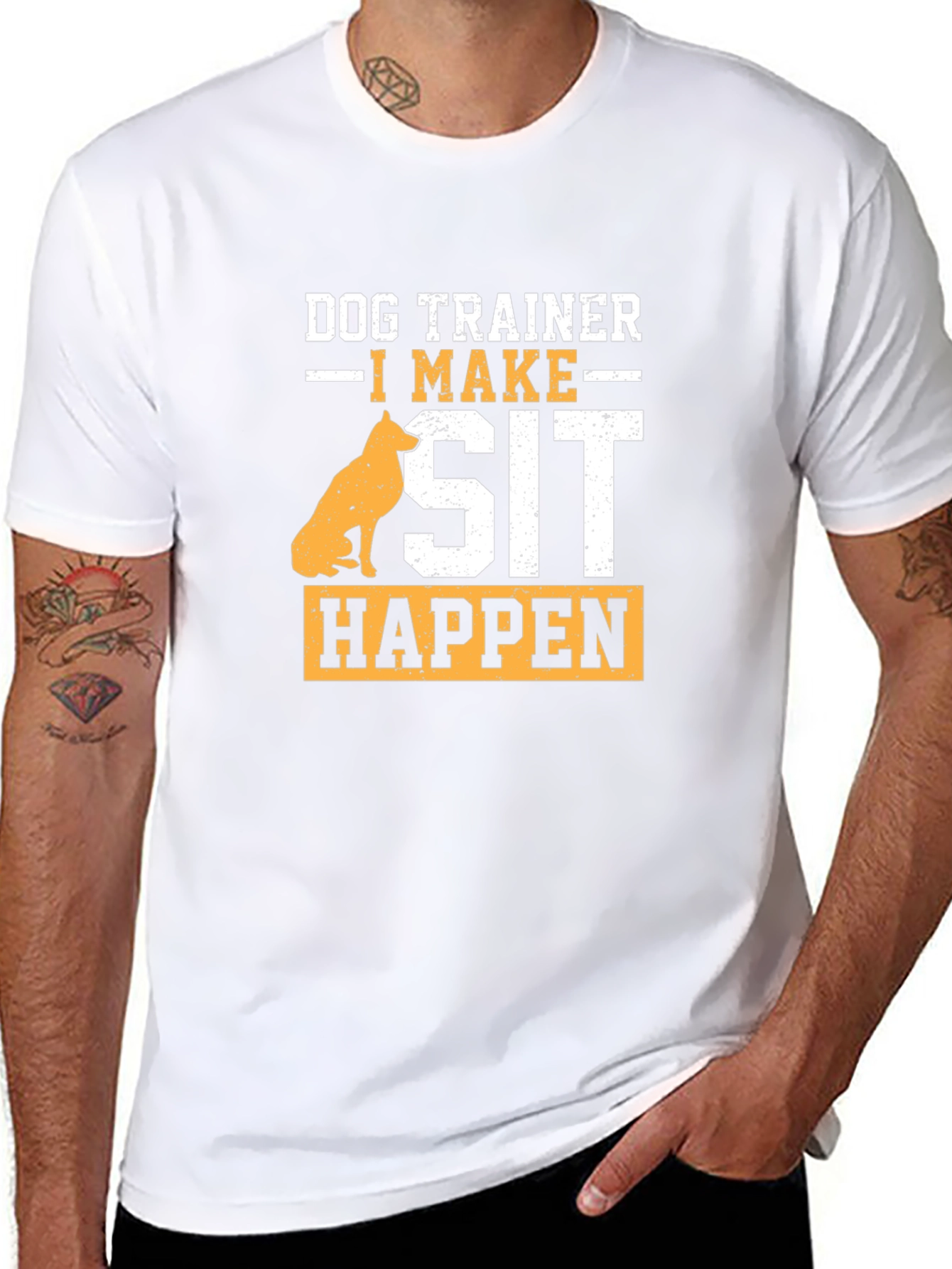 Dog Trainer T-Shirt - I Make Sit Happen