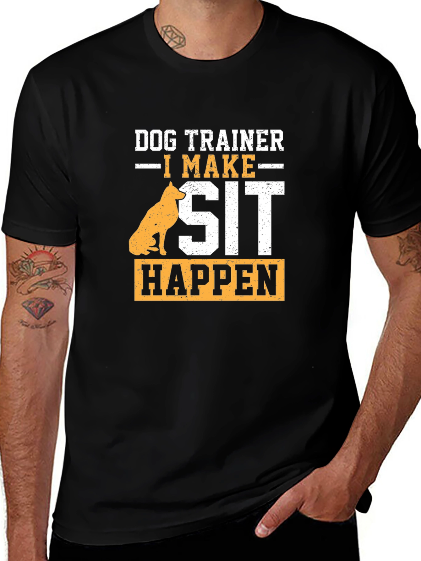 Dog Trainer T-Shirt - I Make Sit Happen