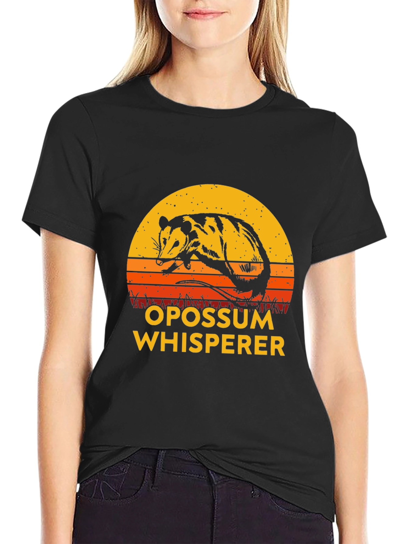 Opossum Whisperer Graphic T-Shirt