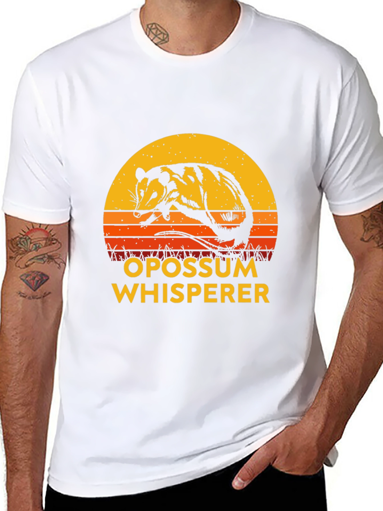 Opossum Whisperer Graphic T-Shirt