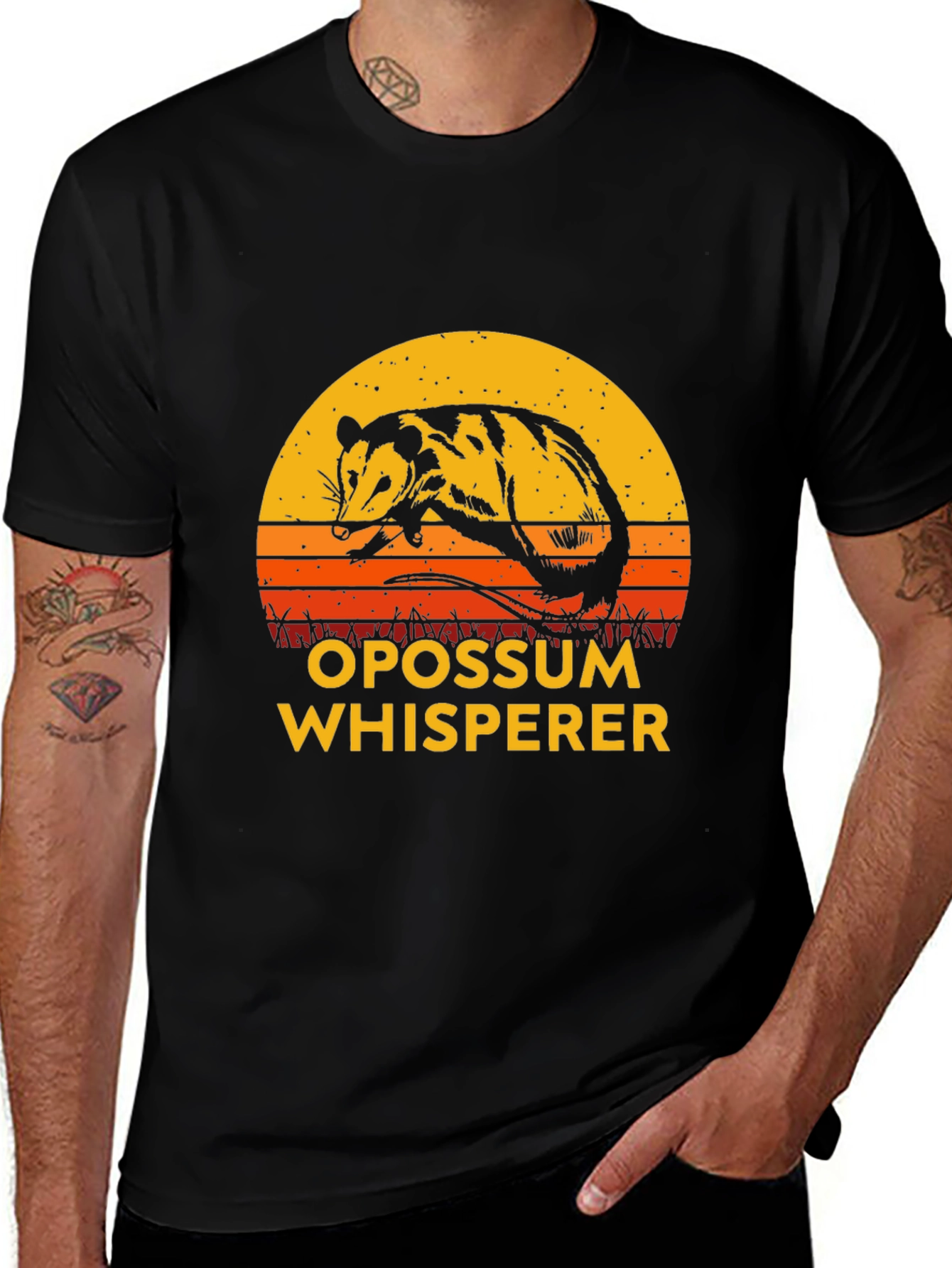 Opossum Whisperer Graphic T-Shirt