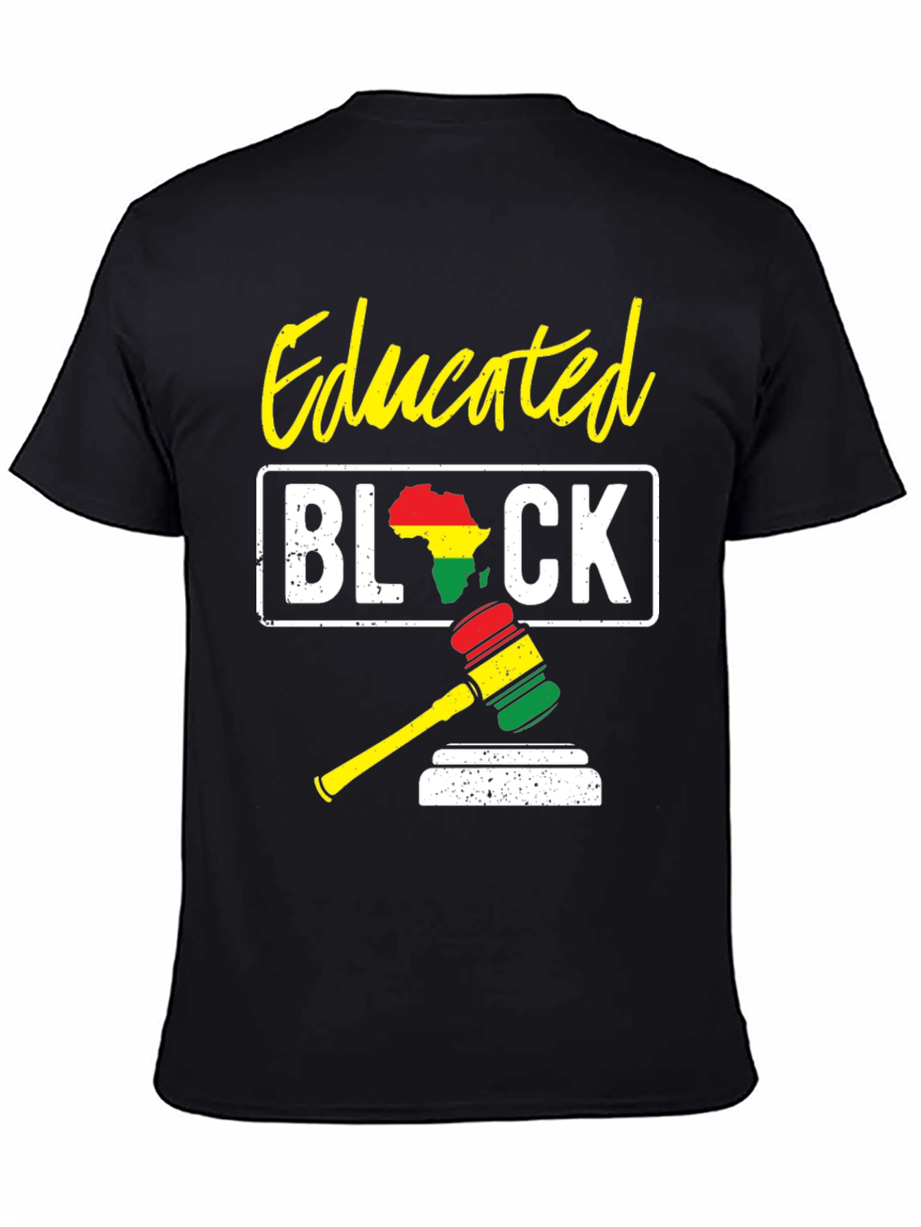 Educated Black Gavel T-Shirt