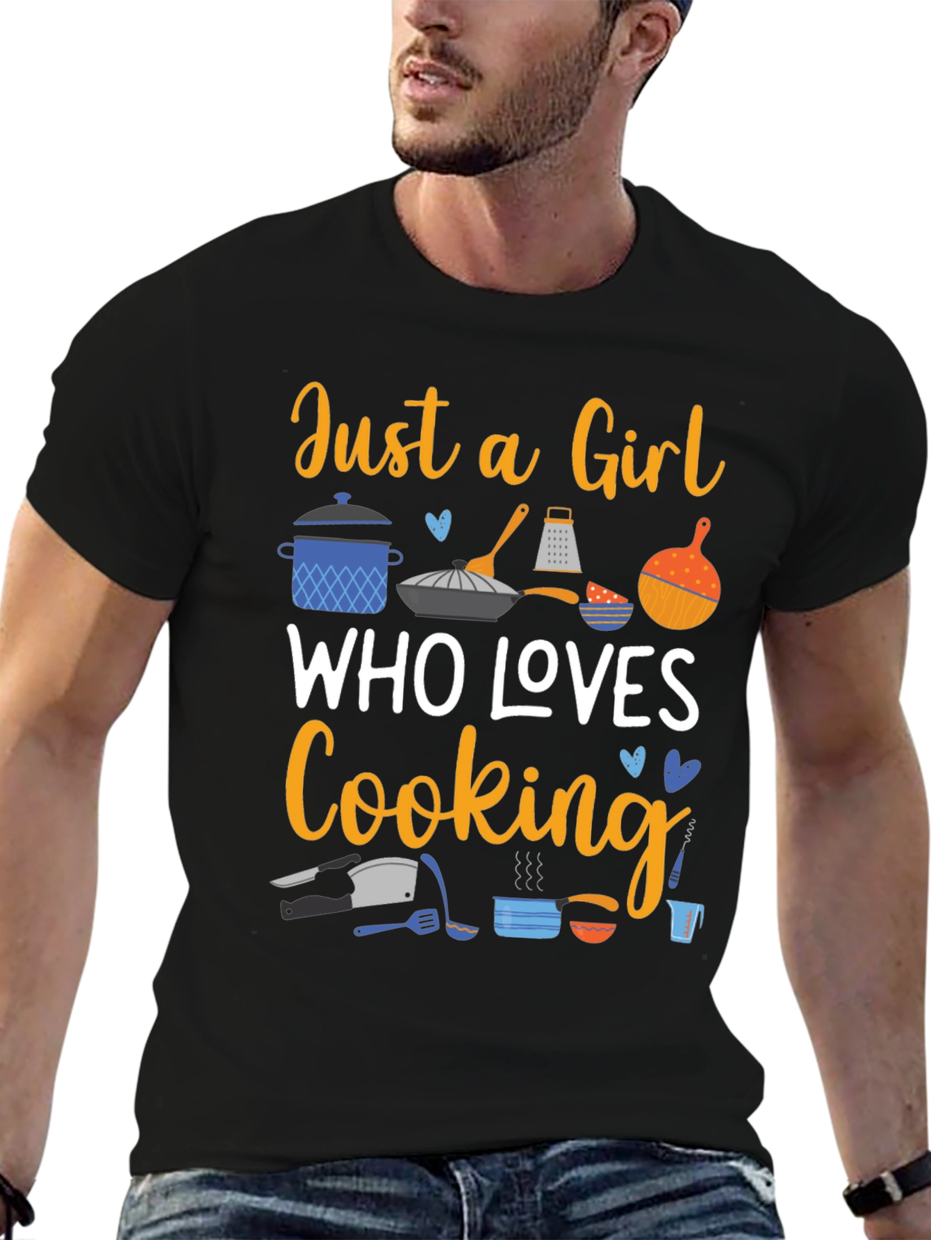 Just a Girl Who Loves Cooking T-Shirt