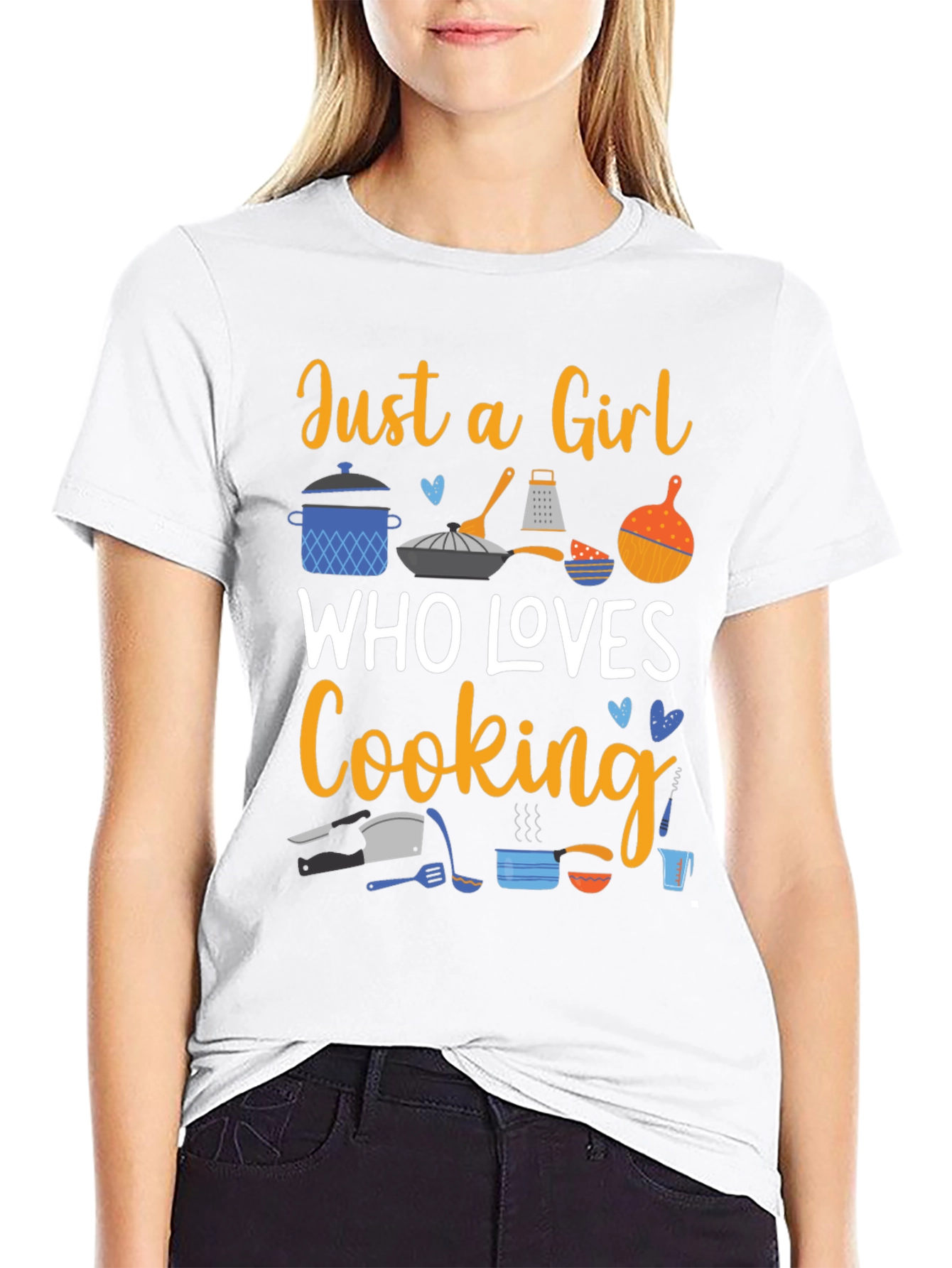 Just a Girl Who Loves Cooking T-Shirt