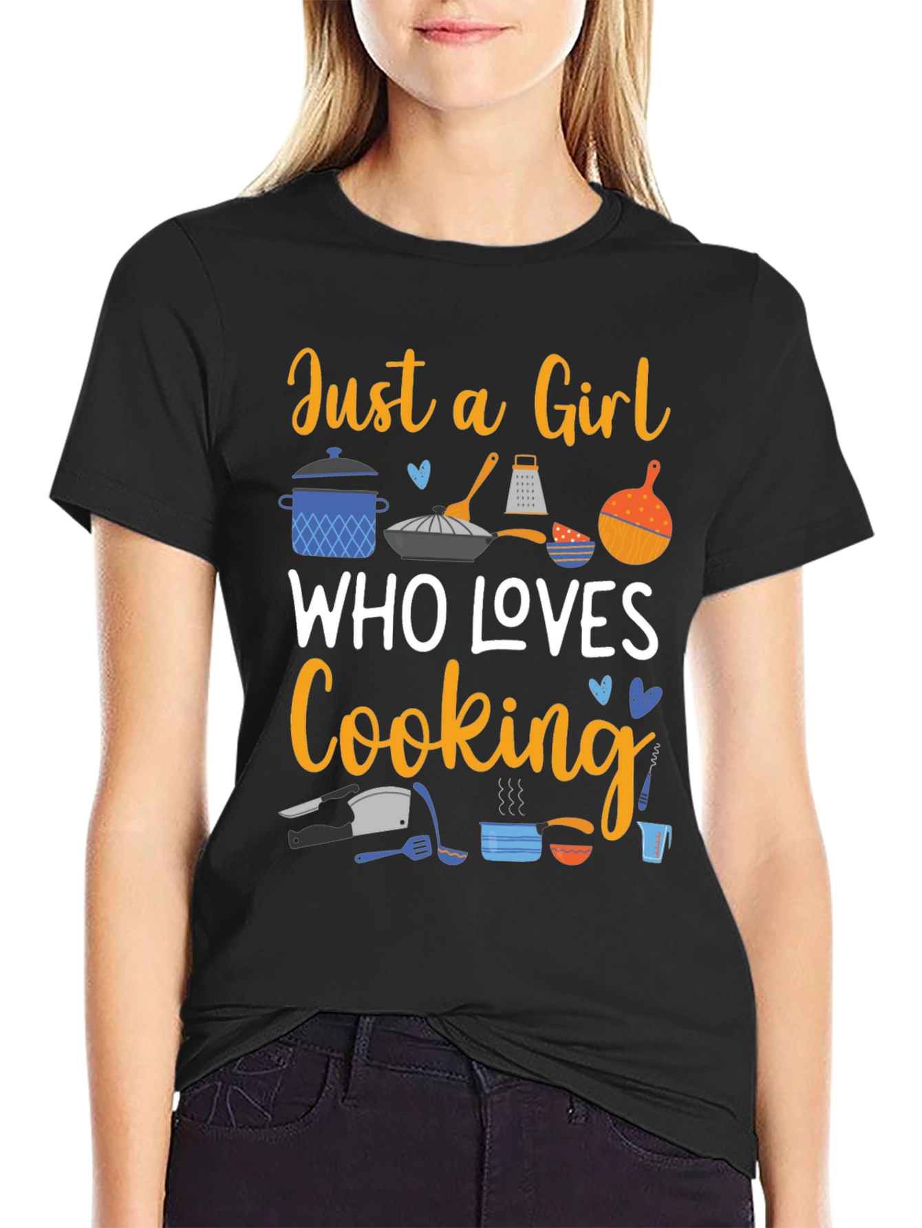 Just a Girl Who Loves Cooking T-Shirt