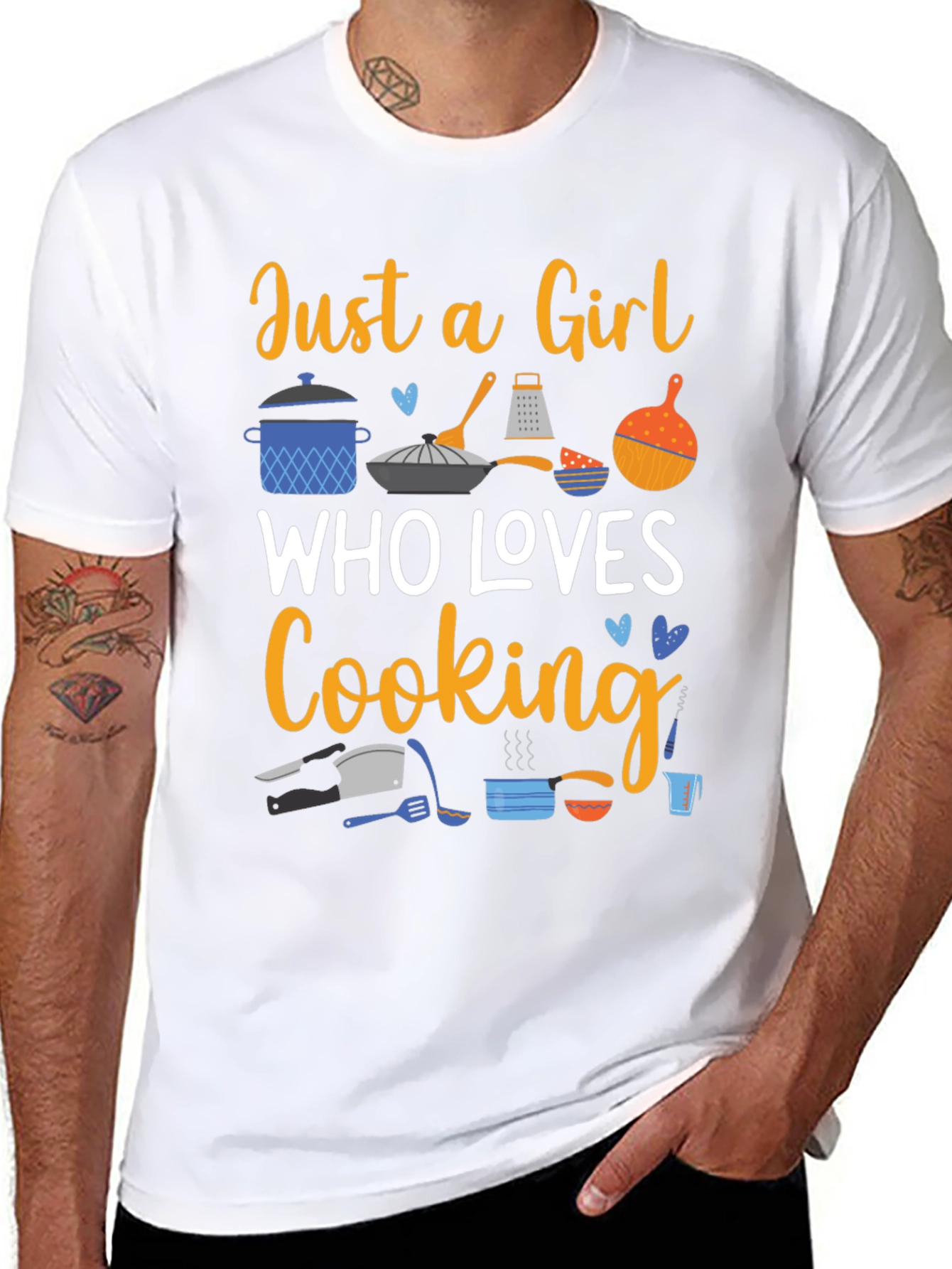 Just a Girl Who Loves Cooking T-Shirt