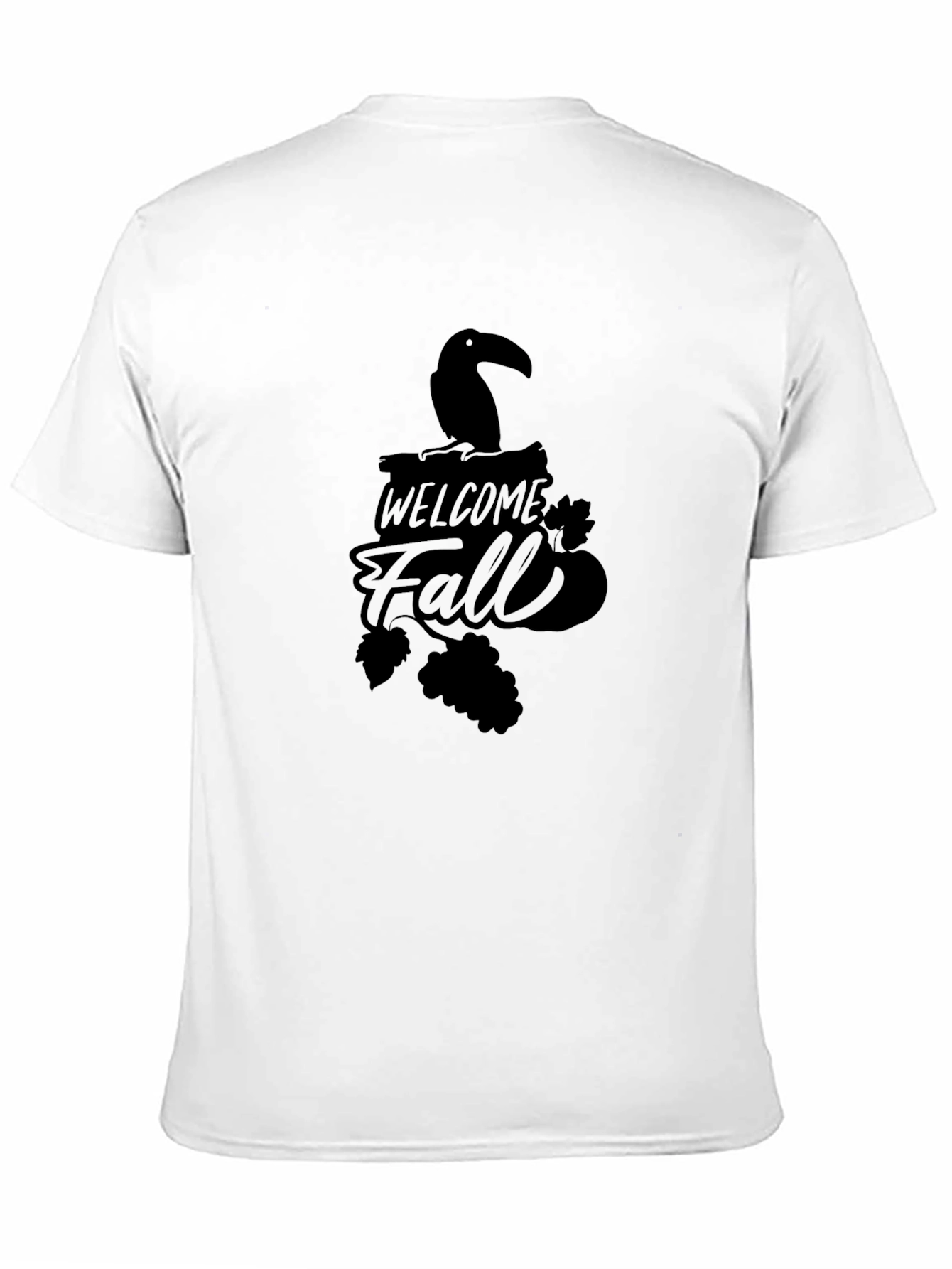 Welcome Fall Black Graphic Tee