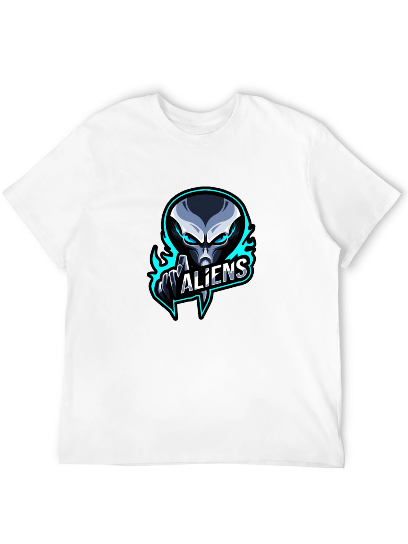 Alien Graphic Black T-Shirt