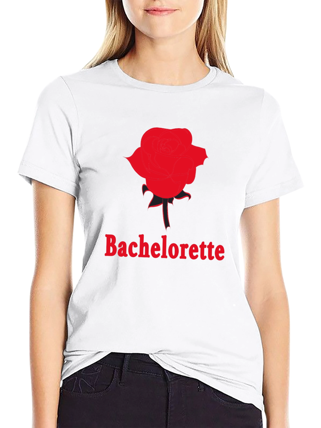 Bachelorette Party Rose Graphic T-Shirt