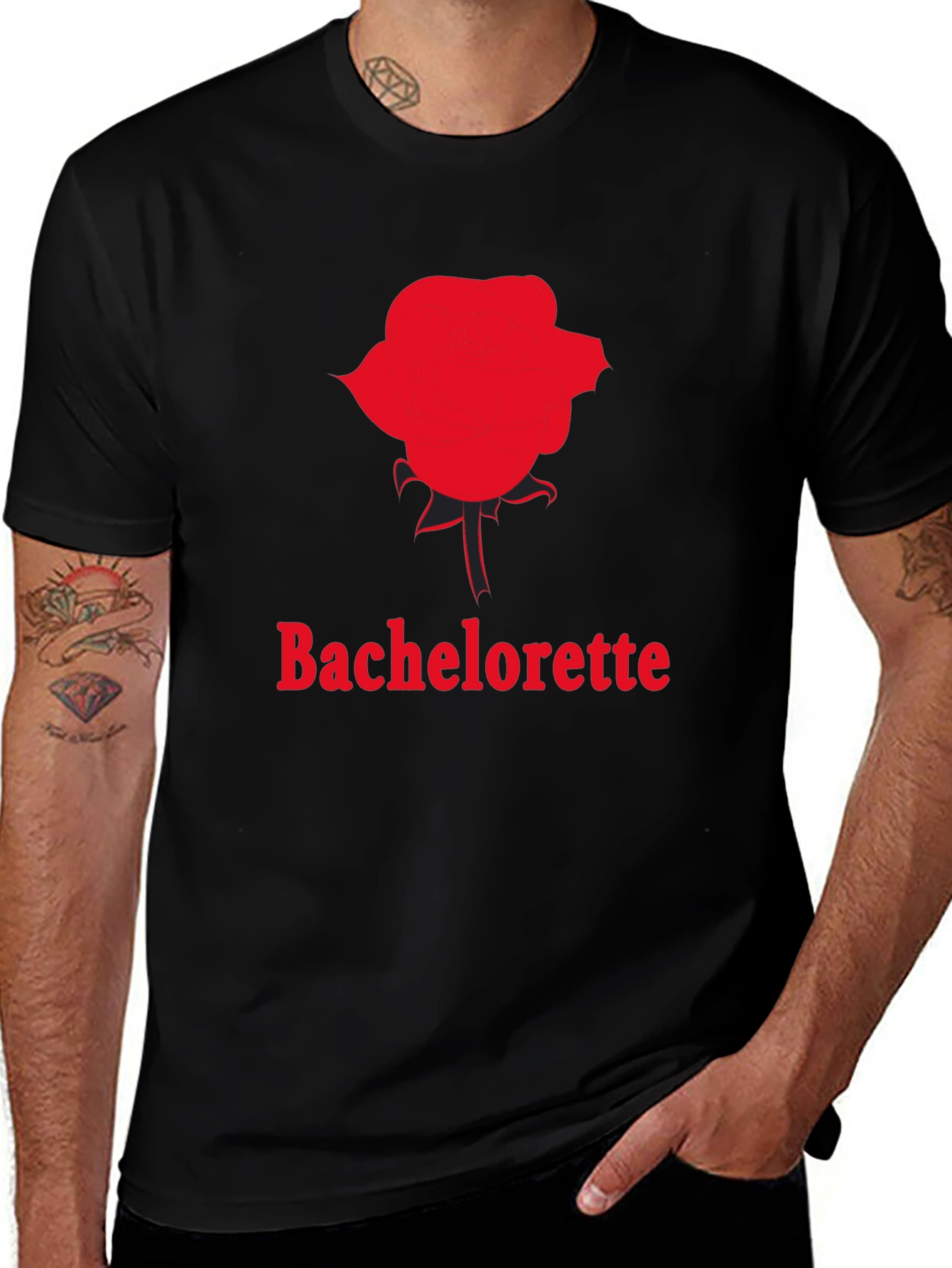 Bachelorette Party Rose Graphic T-Shirt