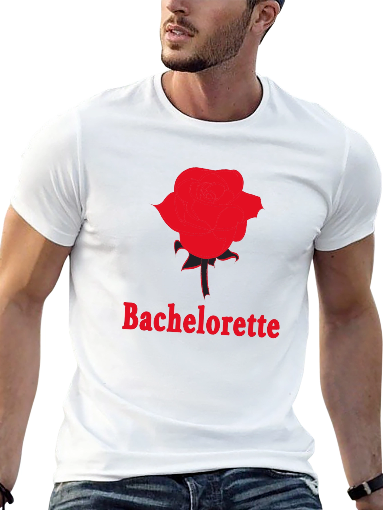 Bachelorette Party Rose Graphic T-Shirt