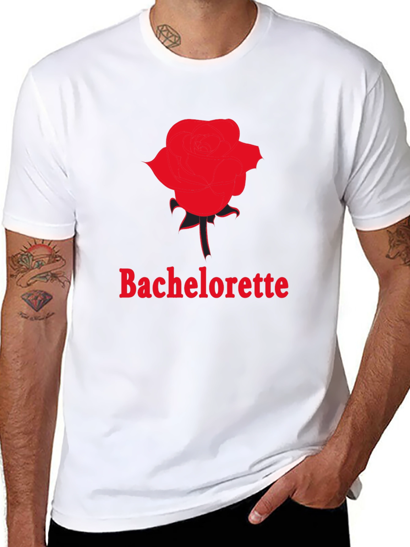 Bachelorette Party Rose Graphic T-Shirt